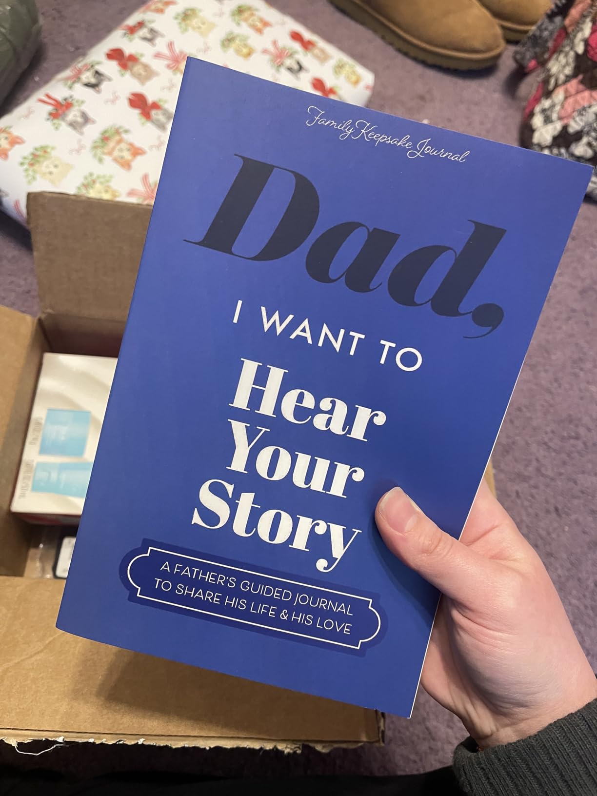 Dad, I Want to Hear Your Story: A Father's Guided Journal To Share His Life & His Love (Hear Your Story Books) - Customer Photo 2