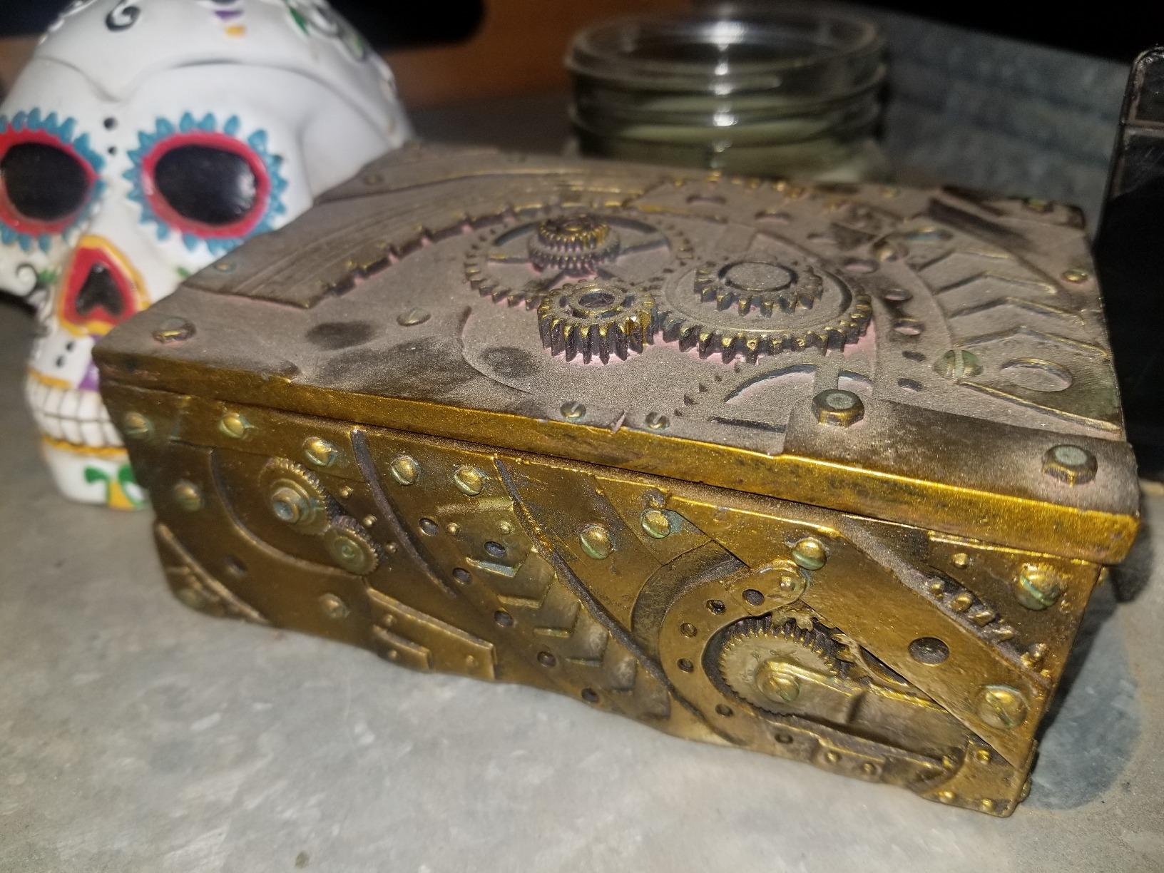 PTC 5 Inch Steampunk Mechanical Inspired Jewelry/Trinket Box Figurine Customer Review PTC 5 Inch Steampunk Mechanical Inspired Jewelry/Trinket Box Figurine - Customer Photo 2