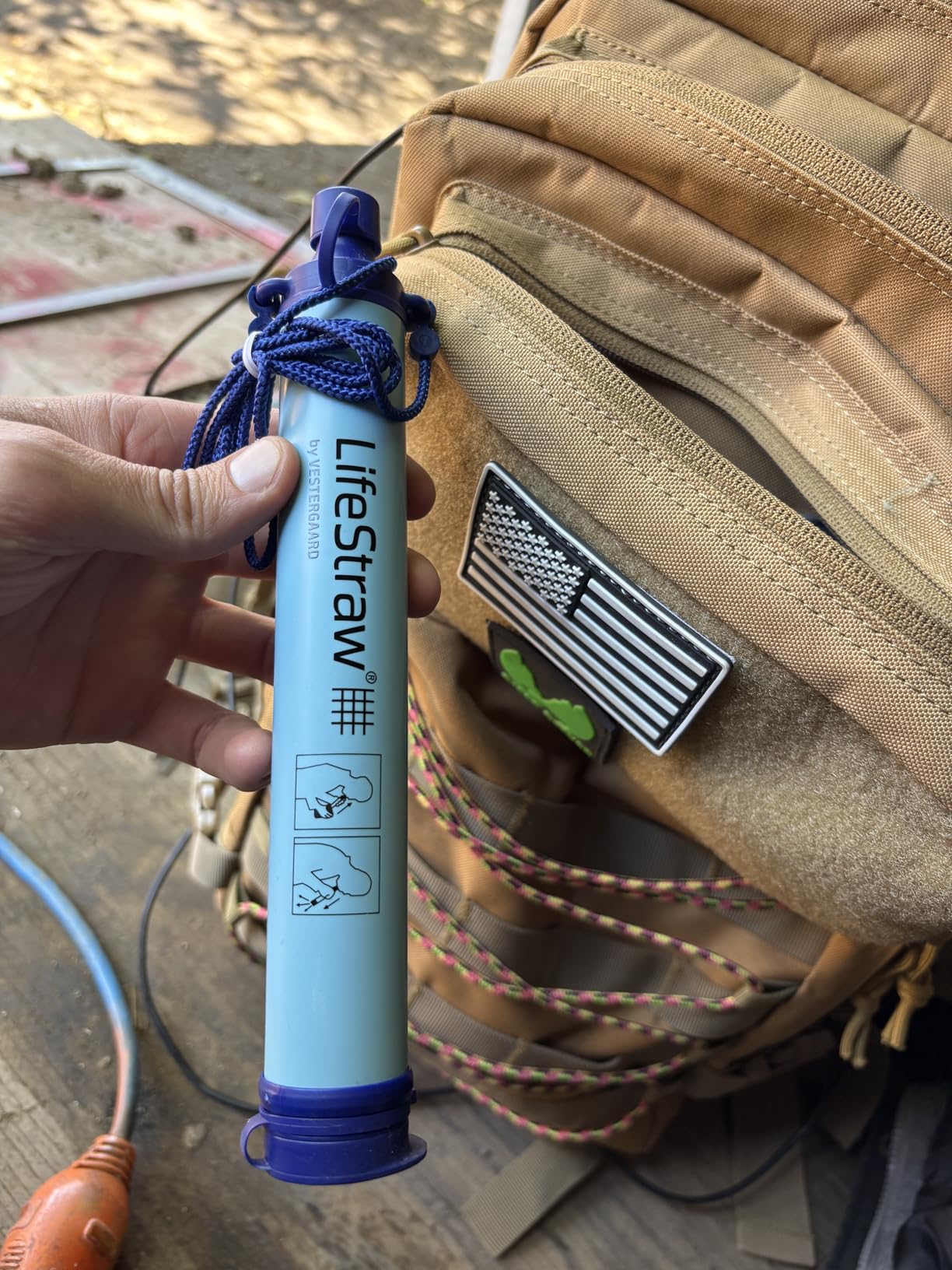 LifeStraw Personal Water Filter for Hiking, Camping, Travel, and Emergency Preparedness Customer Review LifeStraw Personal Water Filter for Hiking, Camping, Travel, and Emergency Preparedness - Customer Photo 1