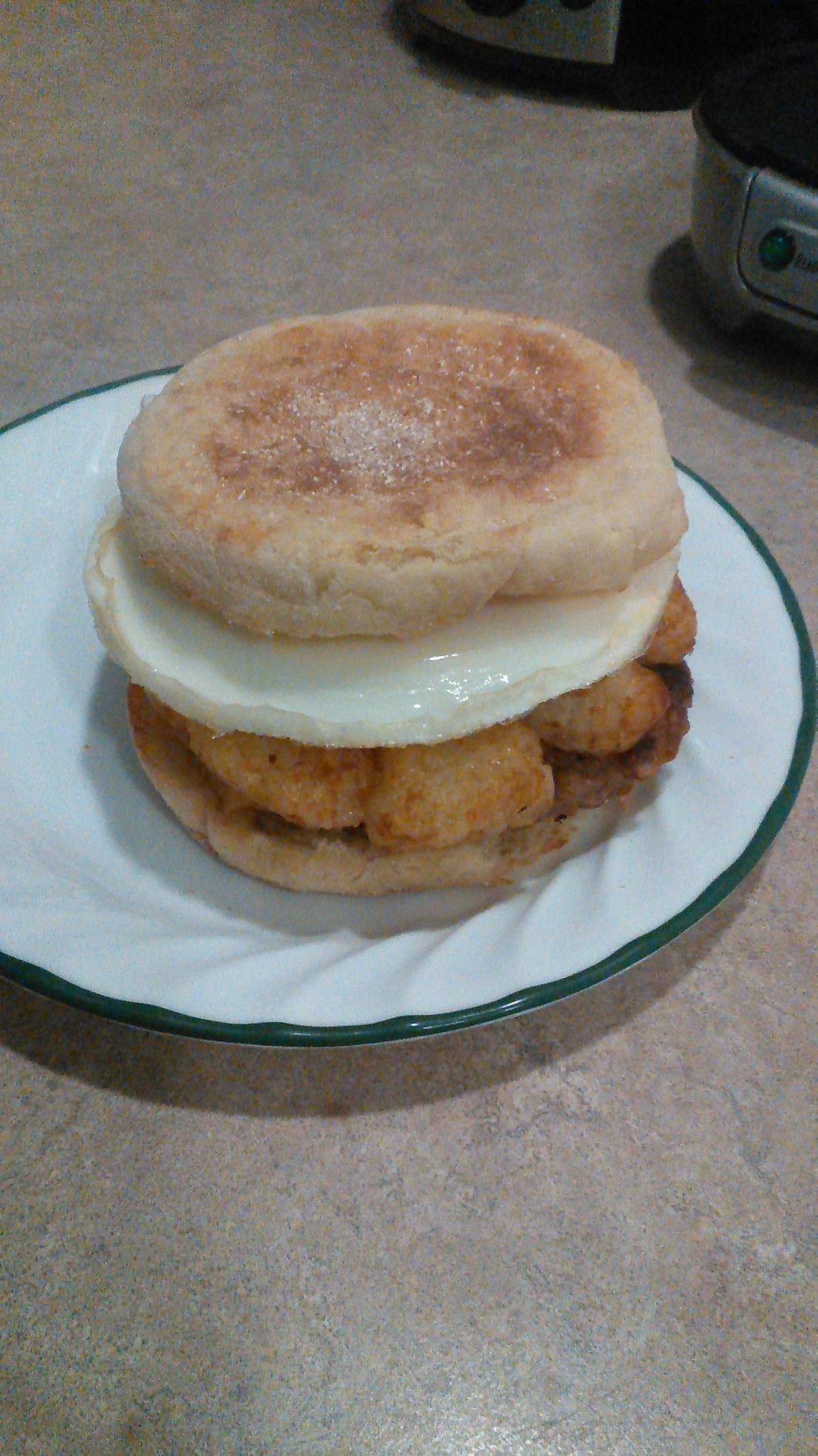 Hamilton Beach Breakfast Sandwich Maker with Egg Cooker Ring, Customize Ingredients, Perfect for English Muffins, Croissants, Mini Waffles, Perfect White Elephant Gifts, Black (25477) Customer Review Hamilton Beach Breakfast Sandwich Maker with Egg Cooker Ring, Customize Ingredients, Perfect for English Muffins, Croissants, Mini Waffles, Perfect White Elephant Gifts, Black (25477) - Customer Photo 1