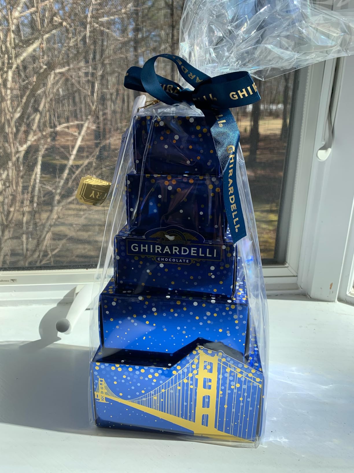 Ghirardelli Chocolate Gift Tower by Wine Country Gift Baskets Gift for Families College Students Appreciation and more - Customer Photo 2