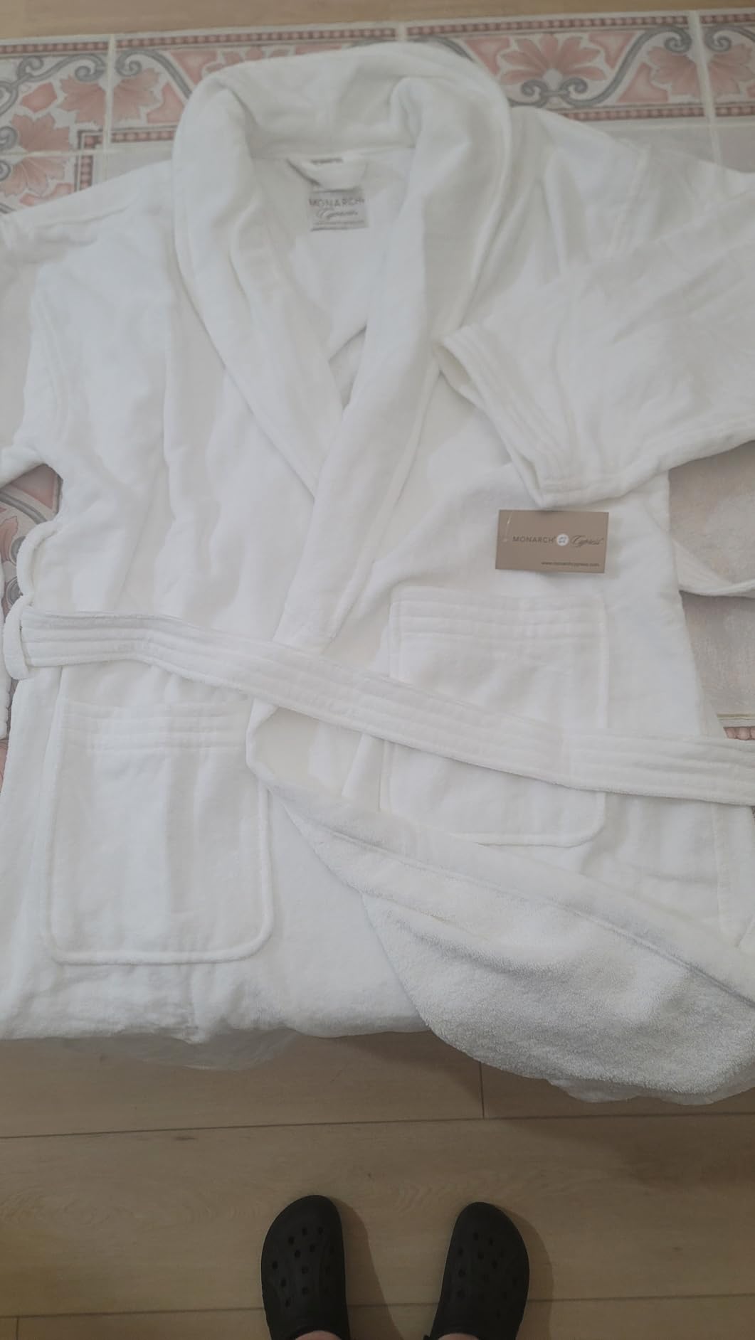Marriott Terry Velour Bathrobe - Luxury 100% Cotton Hotel Spa Robe Customer Review Marriott Terry Velour Bathrobe - Luxury 100% Cotton Hotel Spa Robe - Customer Photo 2