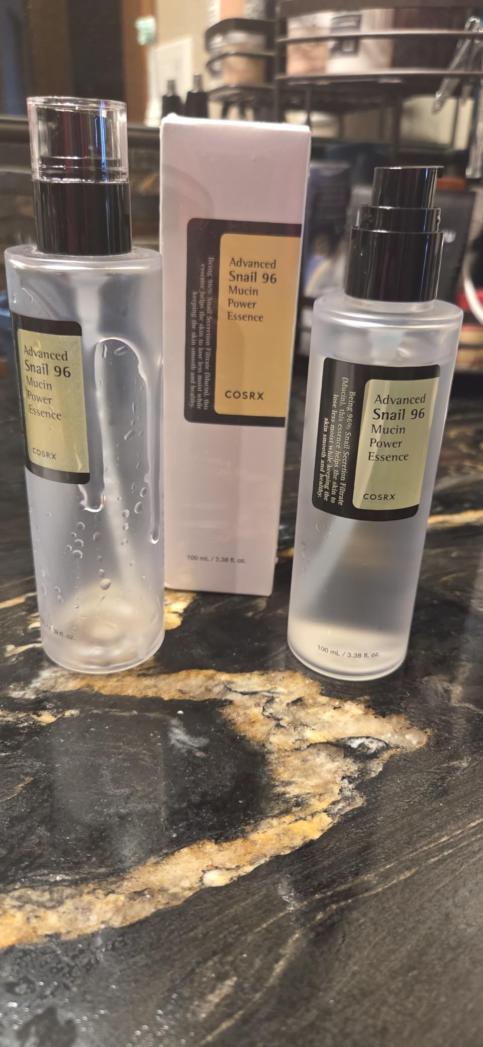 COSRX Snail Mucin Repairing Serum 100ml, Hydrating Serum for Face with Snail Secretion Filtrate for Dull Skin & Fine Lines, Korean Skin Care, Stocking Stuffers for Women Customer Review COSRX Snail Mucin Repairing Serum 100ml, Hydrating Serum for Face with Snail Secretion Filtrate for Dull Skin & Fine Lines, Korean Skin Care, Stocking Stuffers for Women - Customer Photo 1