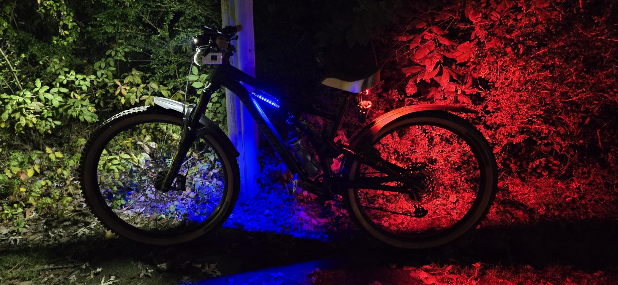 Brightz GoBrightz LED Bike Frame Light - Glowing Bike Underglow Light Bar for Night Riding - 4 Modes Flashing or Steady Glow - Cool Bicycle Lights for Kids, Teens & Adults - Customer Photo 1