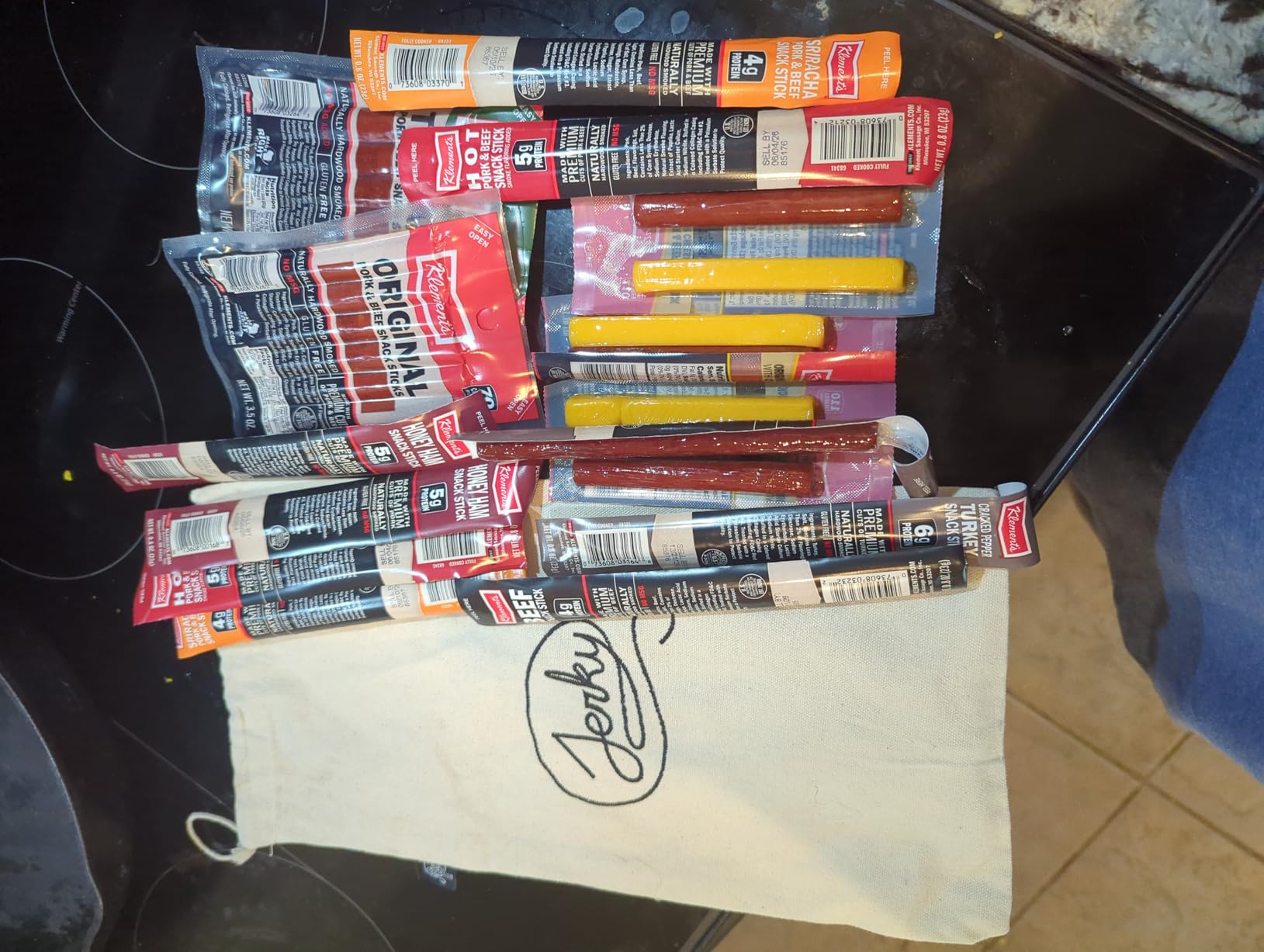 Jerky Gift Basket for Men - 26pc Jerky Variety Pack of Beef, Pork, Turkey, & Ham Snack Sticks - High Protein Healthy Snack - Unique Gift for Men - Customer Photo 4