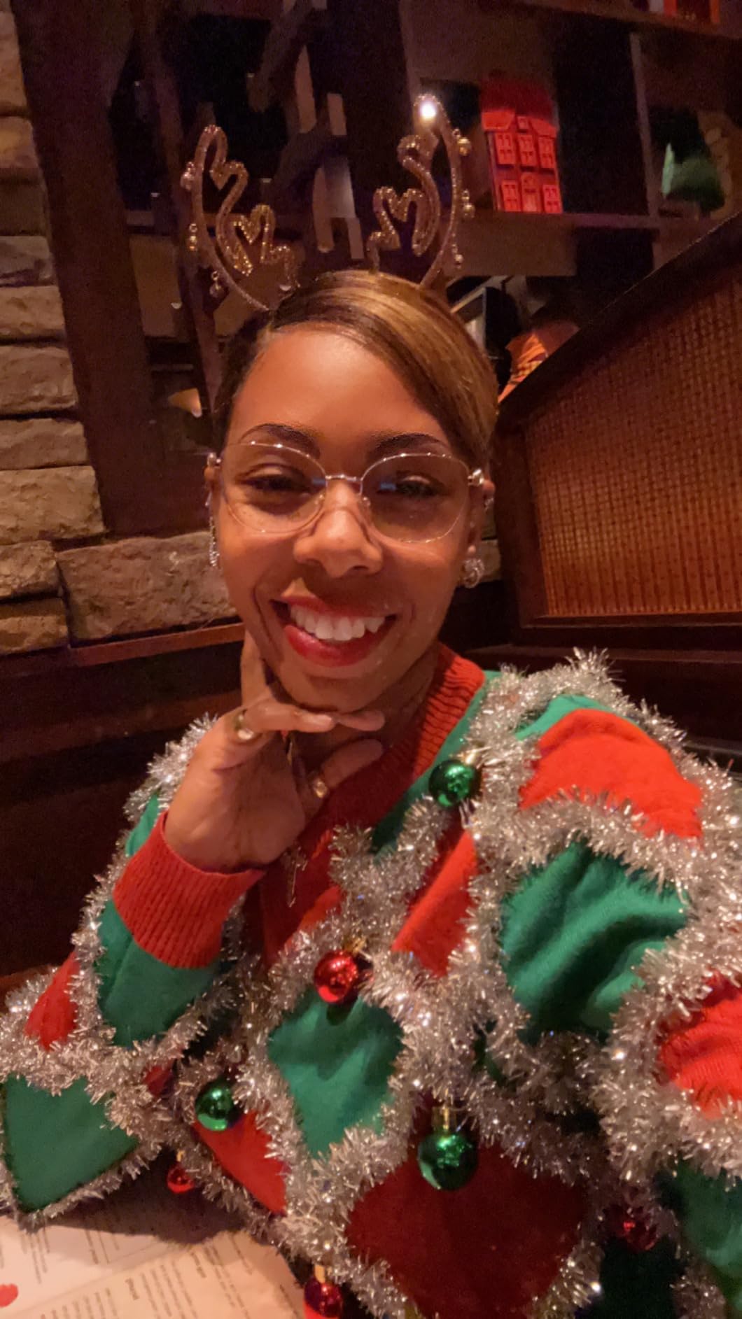 Tipsy Elves Ugly Christmas Sweaters for Men - Colorful and Funny Men's Christmas Sweaters - Hilarious Holiday Pullovers Customer Review Tipsy Elves Ugly Christmas Sweaters for Men - Colorful and Funny Men's Christmas Sweaters - Hilarious Holiday Pullovers - Customer Photo 2