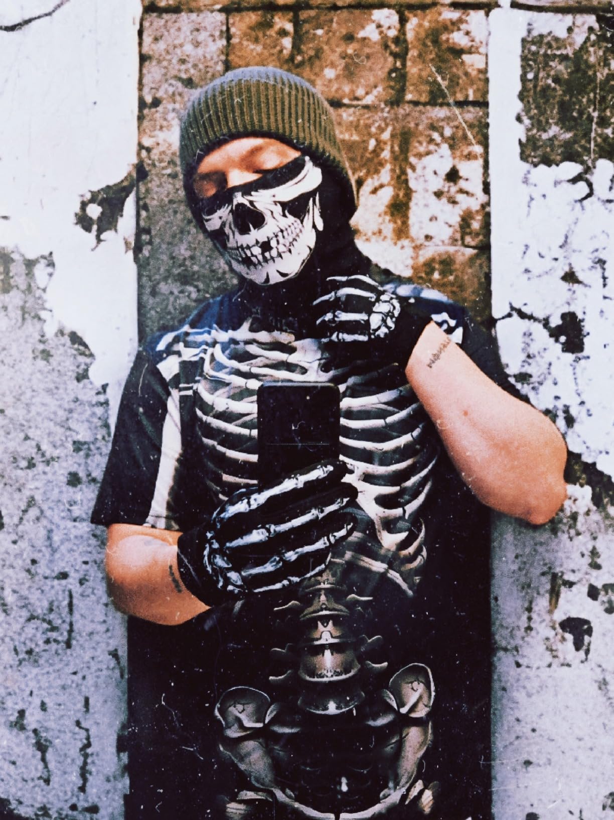 Indie Ridge Skull Motorcycle Face Mask - Motorcycle Ski Snowboard Winter Face Mask - Customer Photo 1
