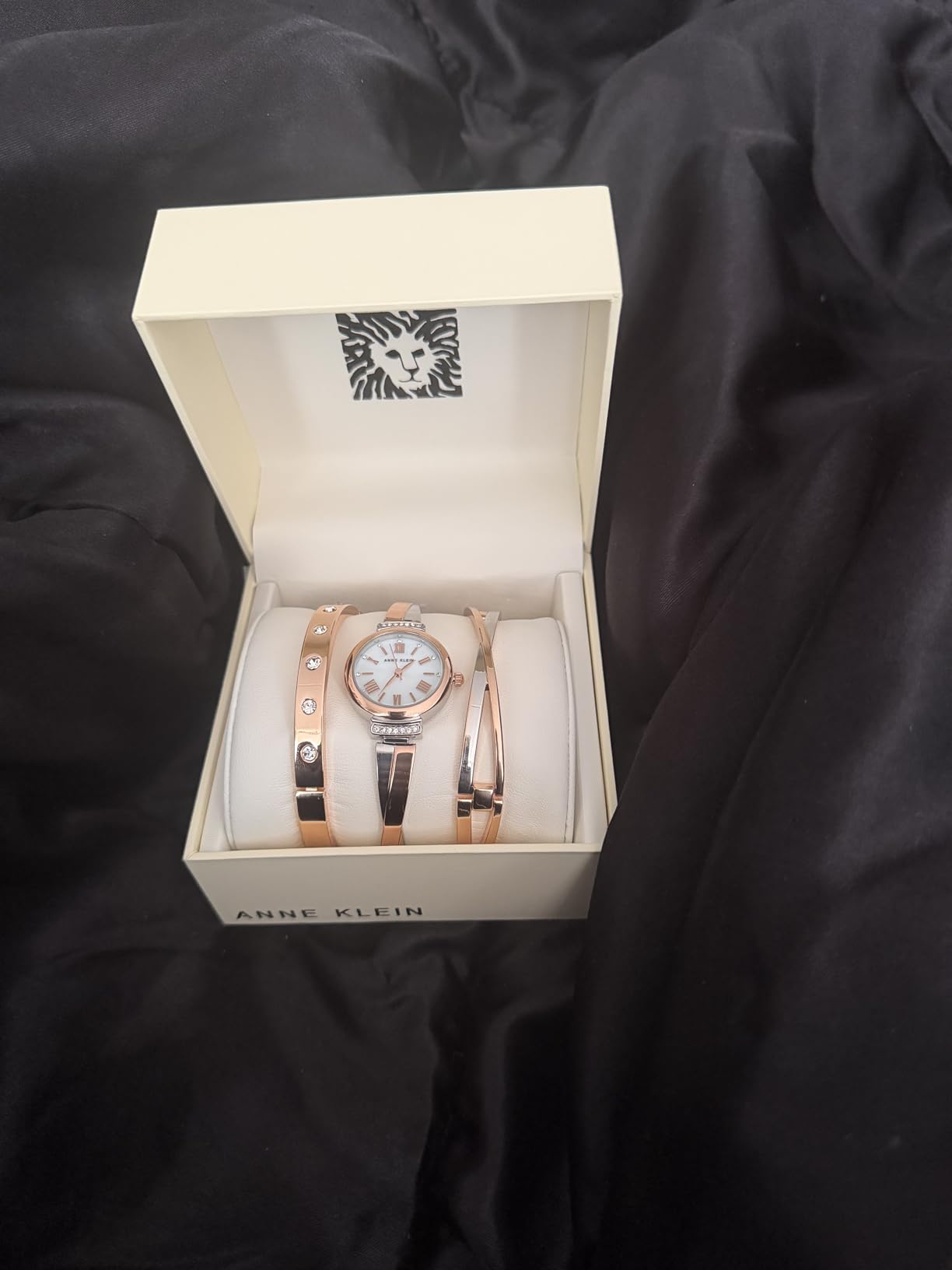 Anne Klein Women's Premium Crystal Accented Bangle Watch Set, AK/2245 Customer Review Anne Klein Women's Premium Crystal Accented Bangle Watch Set, AK/2245 - Customer Photo 1