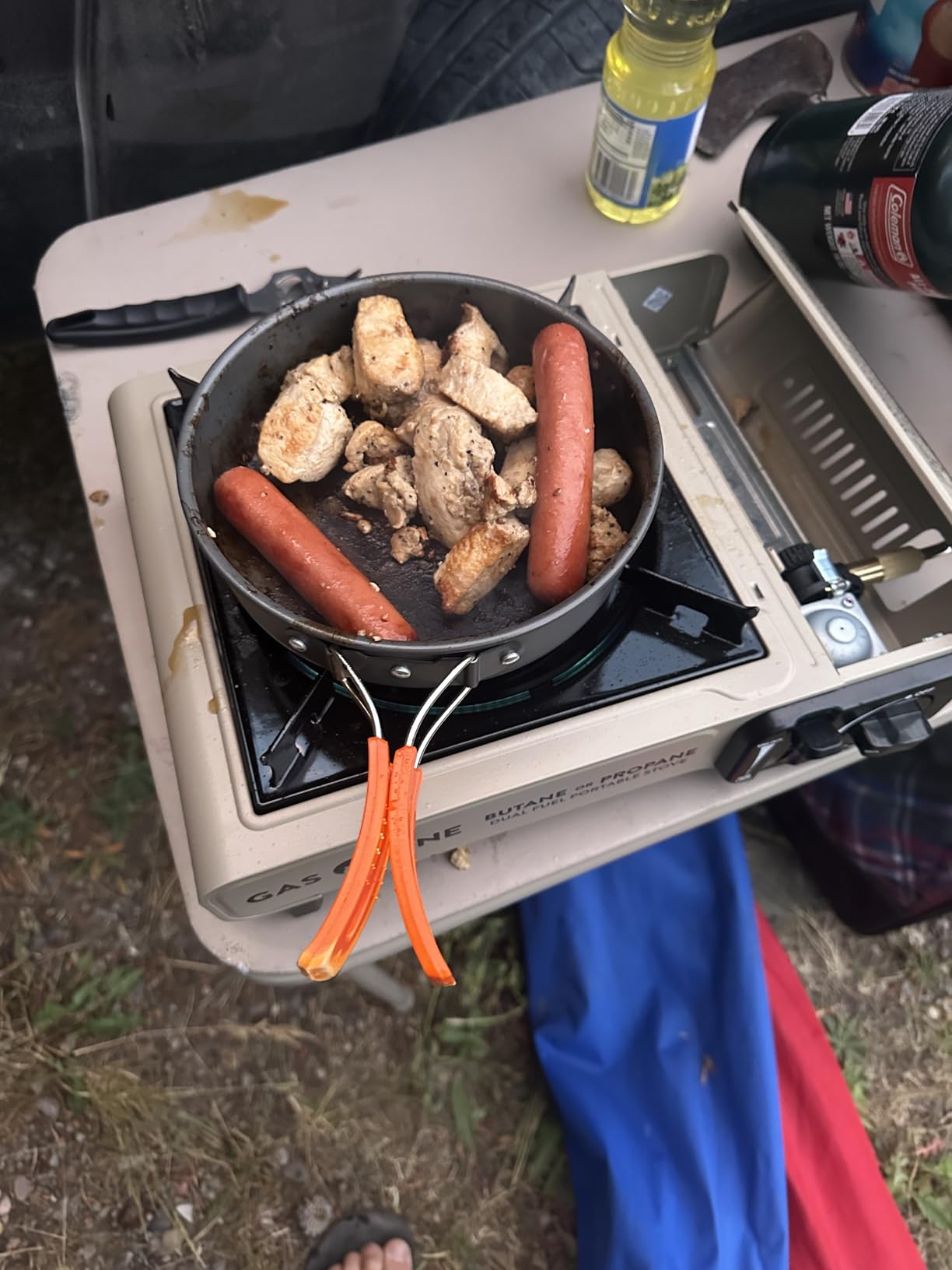 Gas One GS-3400P Propane or Butane Stove Dual Fuel Stove Portable Camping Stove - Patented - with Carrying Case Great for Emergency Preparedness Kit - Customer Photo 2