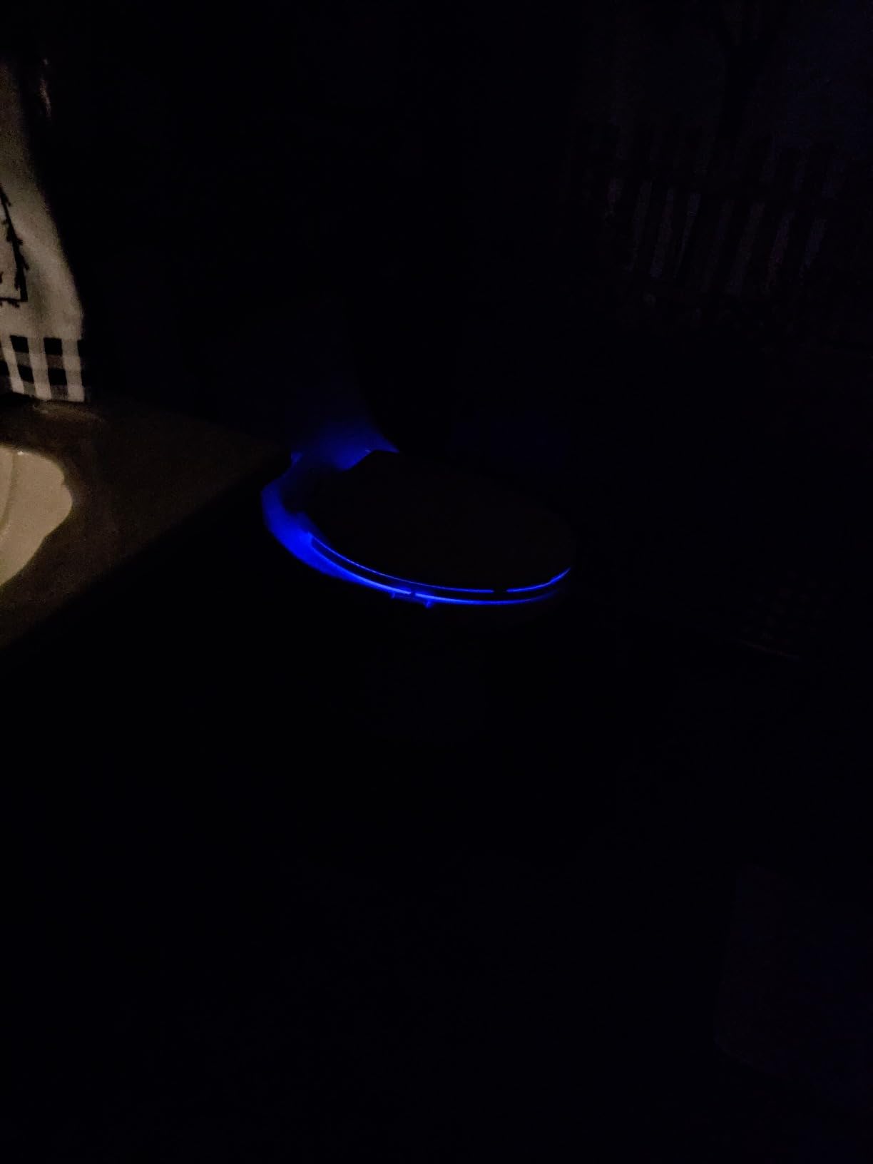 ToiLight The Original Toilet Bowl Night Light. Fun Useful Bathroom Motion Sensor Tech Gadget. Funny Novelty Birthday Gift Idea. Stocking Stuffer for Him Her Guys Men Mom Brother - Customer Photo 4