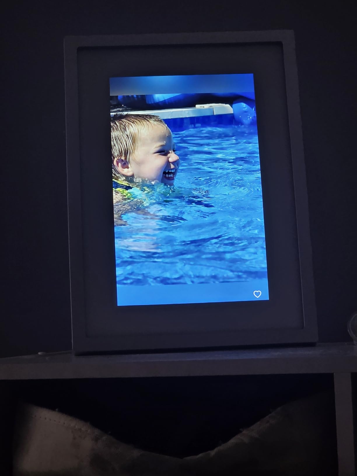 Skylight Frame – WiFi Digital Picture Frame Customer Support, Touch Screen Digital Photo Frame with Easy Setup, Photo Gifts for Parents and Grandparents - 10 Inch Black - Customer Photo 2