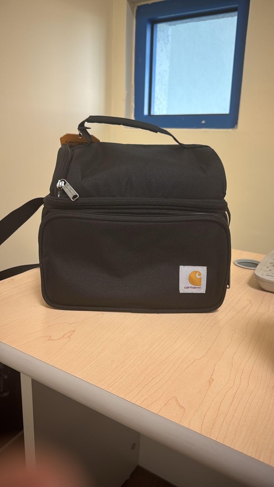Carhartt Camping Cooler, Worksite Lunchbox, Soft Shell Lunch Bag for Construction Sites, Work and Everyday Use, Brown - Customer Photo 2