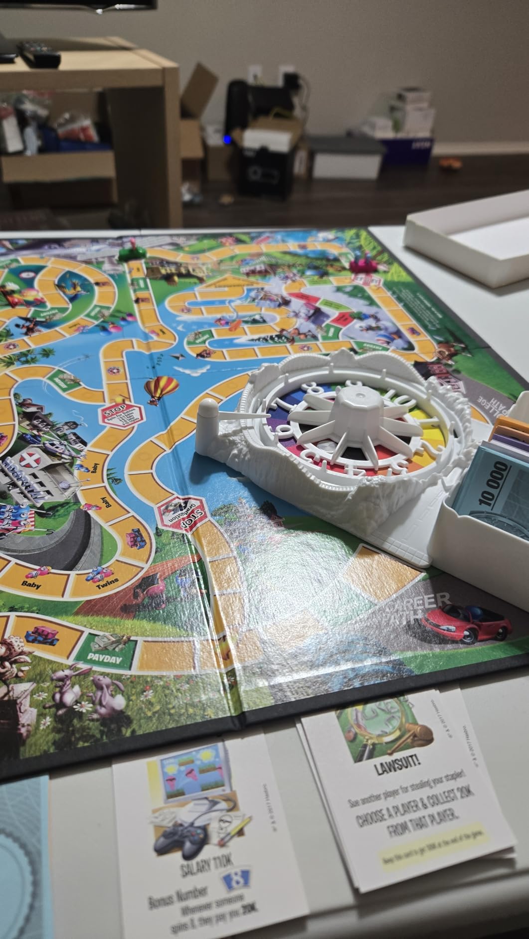 Hasbro Gaming The Game of Life Board Game, Family Games for Kids Ages 8+, Includes 31 Careers, Family Board Games for 2-4 Players, (Amazon Exclusive) Customer Review Hasbro Gaming The Game of Life Board Game, Family Games for Kids Ages 8+, Includes 31 Careers, Family Board Games for 2-4 Players, (Amazon Exclusive) - Customer Photo 1