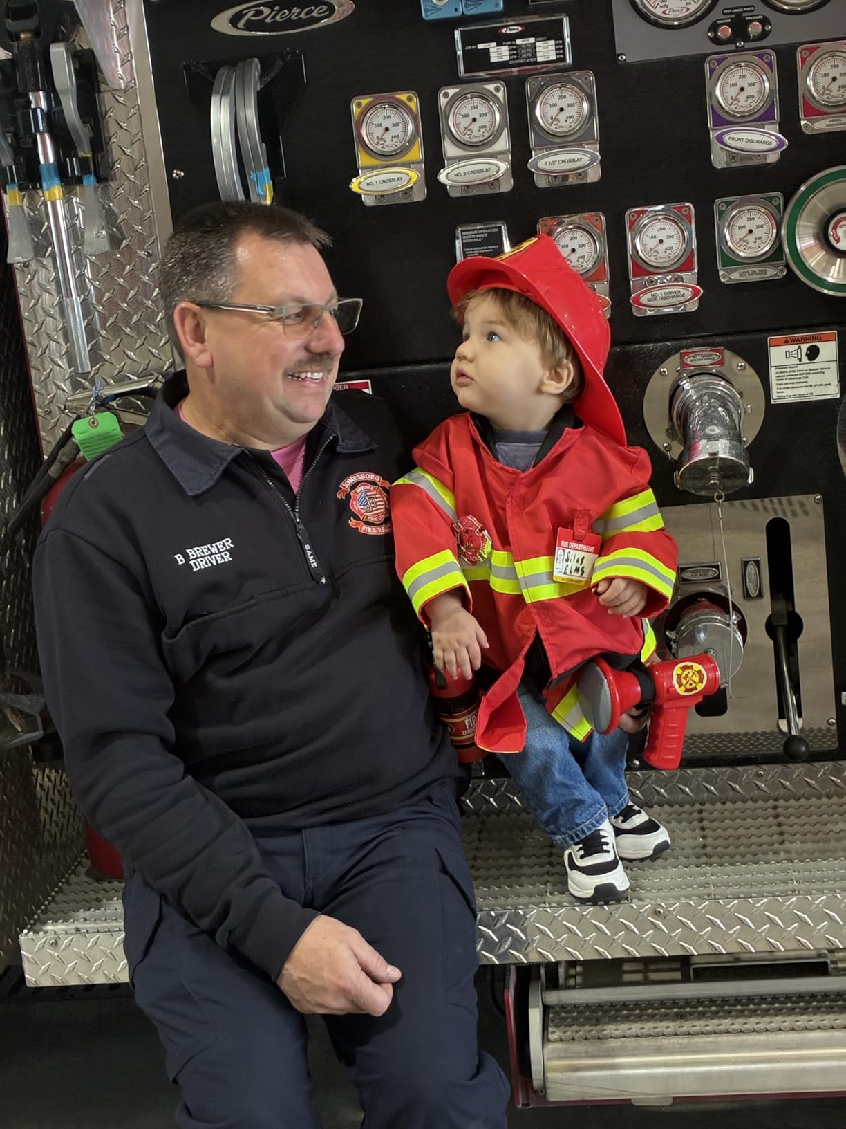 Melissa & Doug Fire Chief Role Play Costume Dress-Up Set Customer Review Melissa & Doug Fire Chief Role Play Costume Dress-Up Set - Customer Photo 1