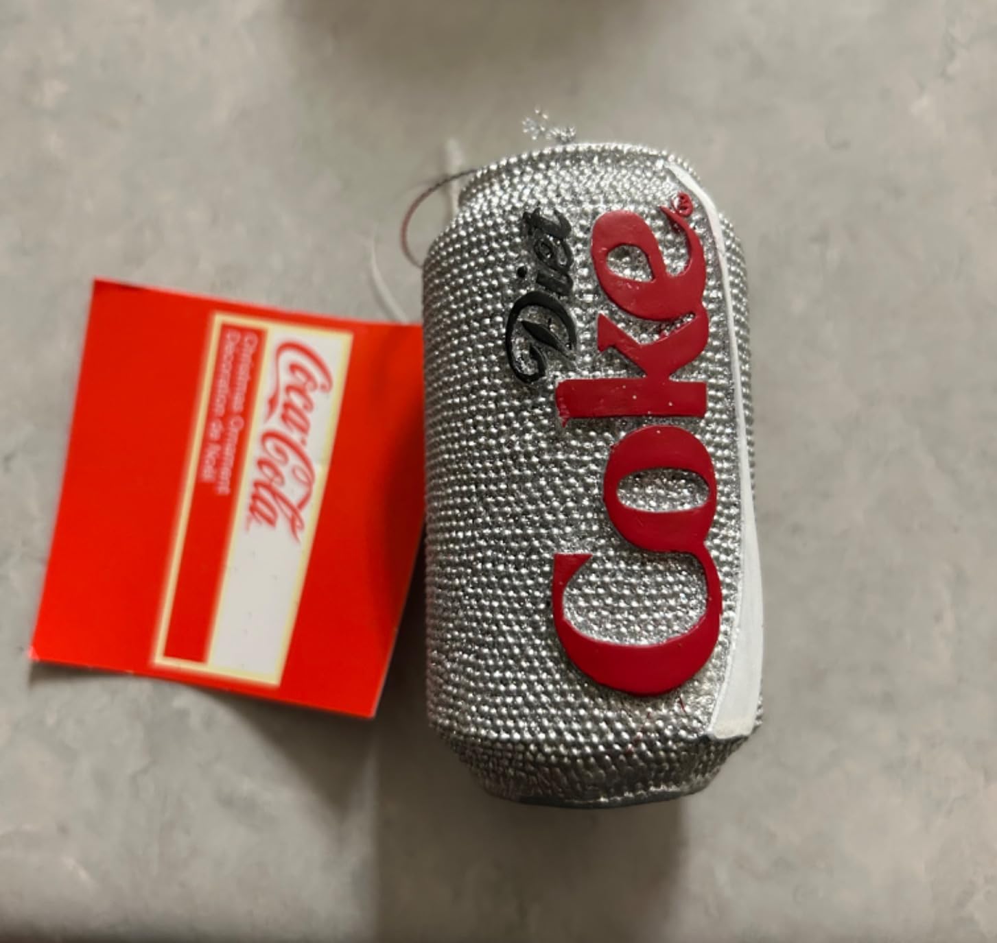 Kurt Adler Coca-Cola Diet Coke Can Christmas Ornament Customer Review Kurt Adler Coca-Cola Diet Coke Can Christmas Ornament - Customer Photo 1