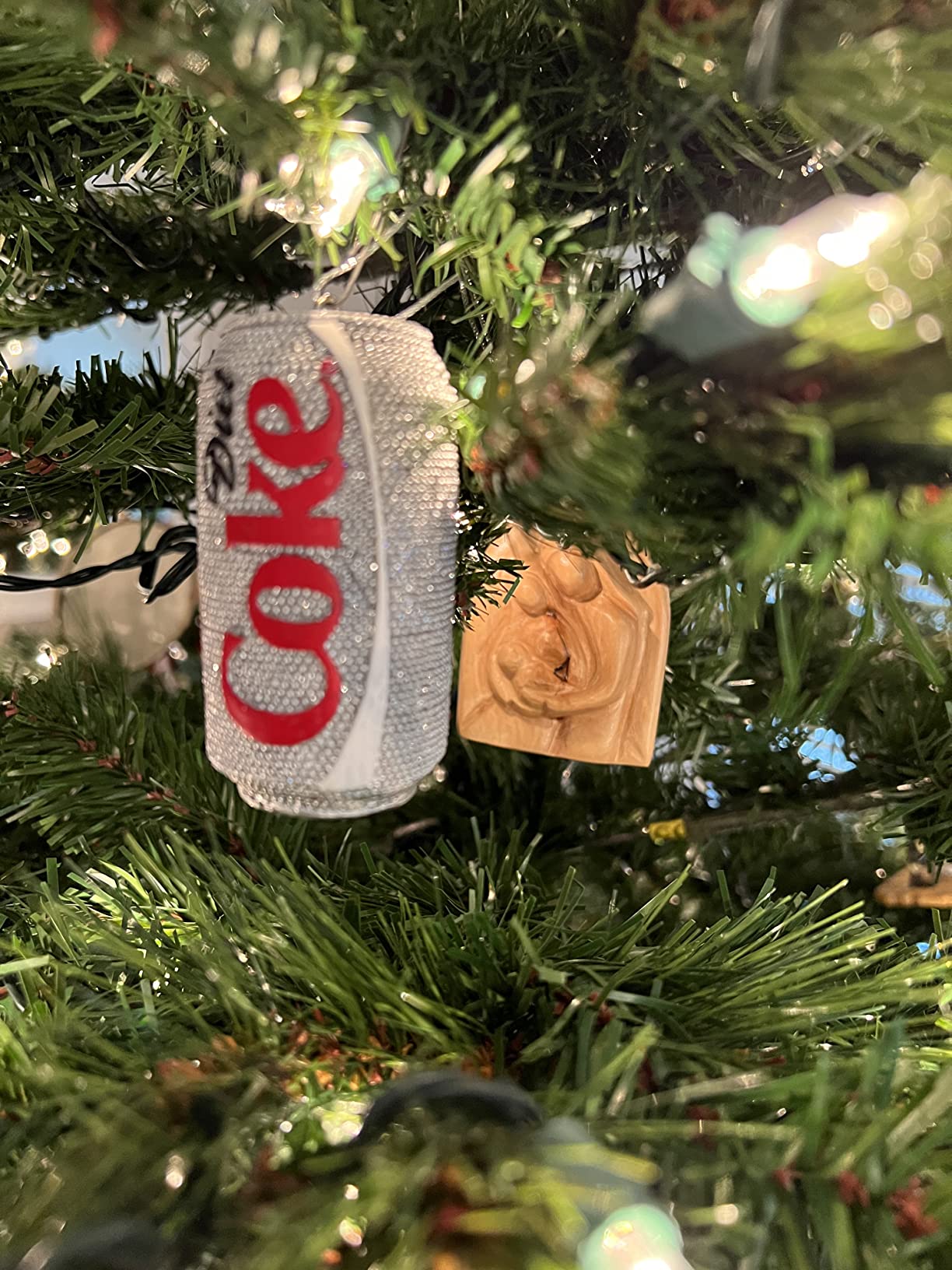 Kurt Adler Coca-Cola Diet Coke Can Christmas Ornament Customer Review Kurt Adler Coca-Cola Diet Coke Can Christmas Ornament - Customer Photo 2