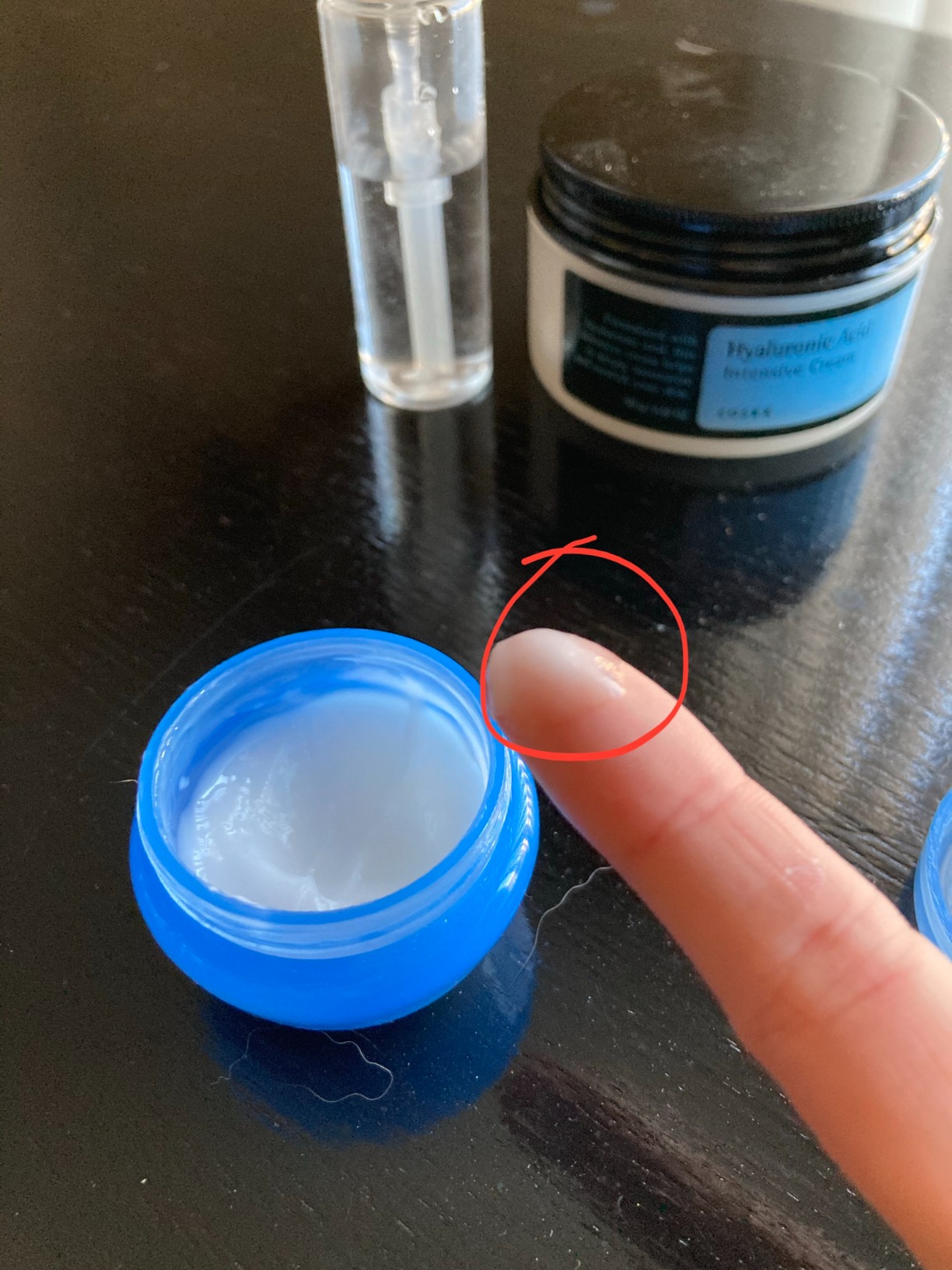 COSRX Hyaluronic Acid Moisturizing Cream, Long-lasting Hydration, Rich Moisturizer for Sensitive Skin 3.52 oz / 100g, Korean Skin Care, Stocking Stuffers, Animal Testing Free, Parabens Free Customer Review COSRX Hyaluronic Acid Moisturizing Cream, Long-lasting Hydration, Rich Moisturizer for Sensitive Skin 3.52 oz / 100g, Korean Skin Care, Stocking Stuffers, Animal Testing Free, Parabens Free - Customer Photo 1