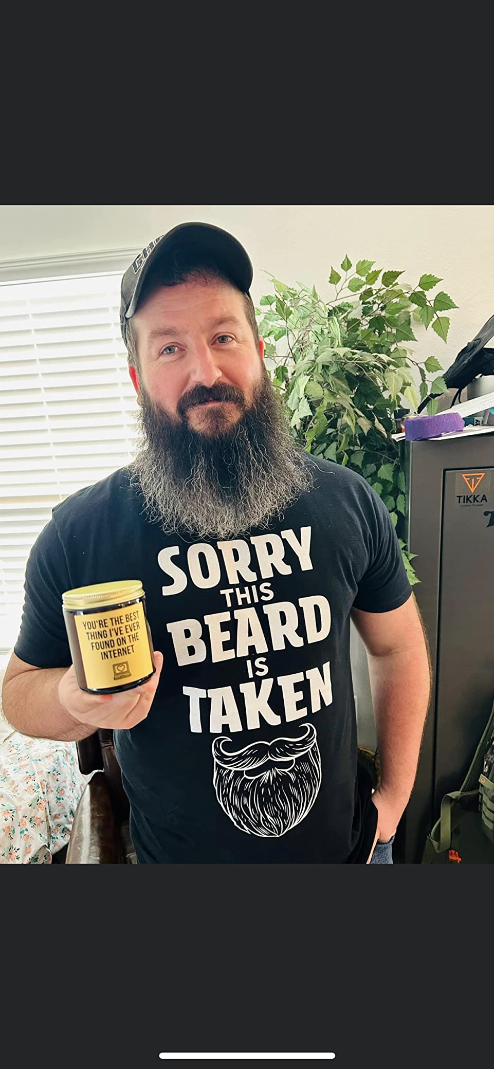 Sorry This Beard is Taken Shirt Valentines Day for Him T-Shirt - Customer Photo 1