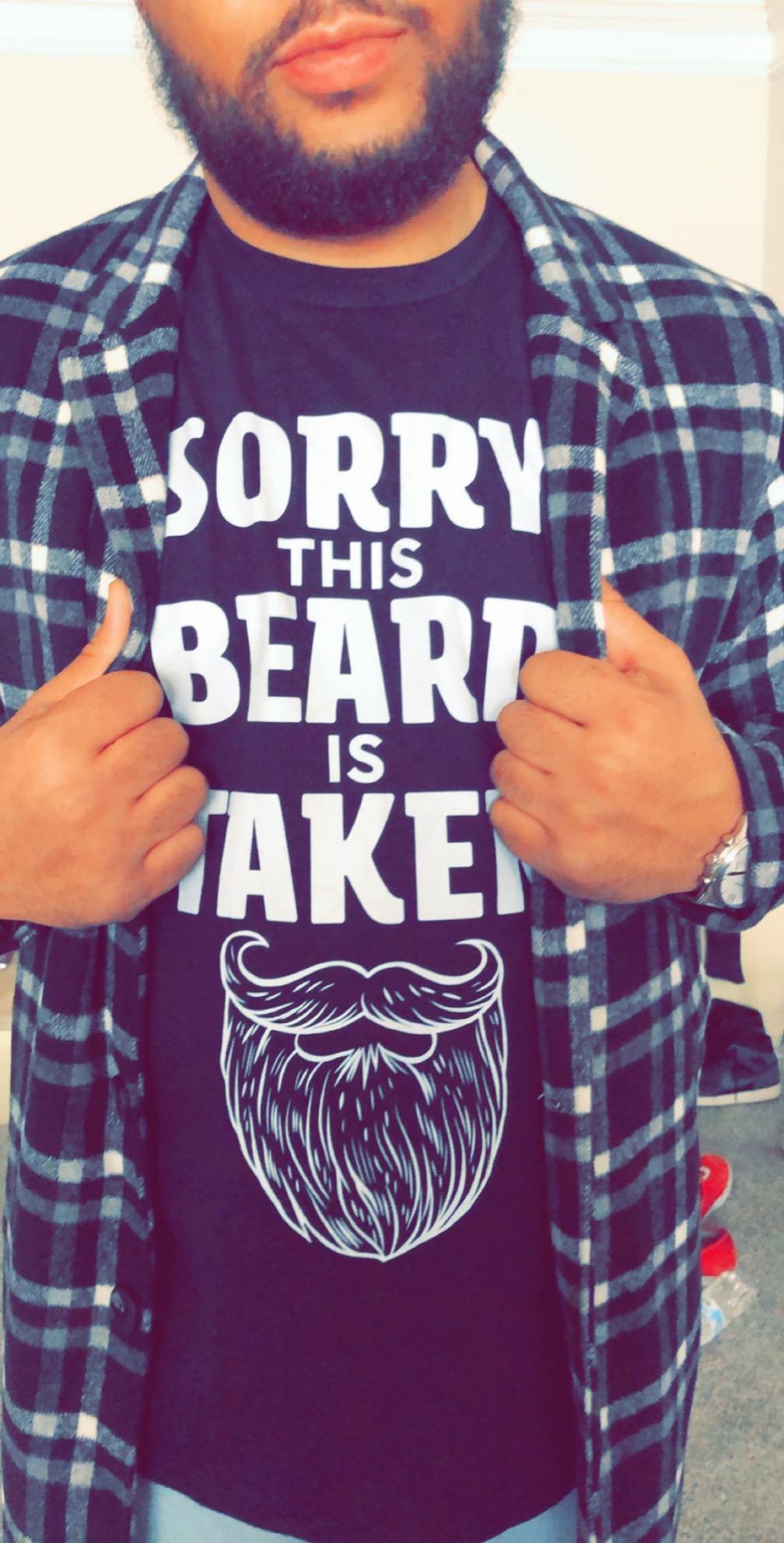 Sorry This Beard is Taken Shirt Valentines Day for Him T-Shirt - Customer Photo 2