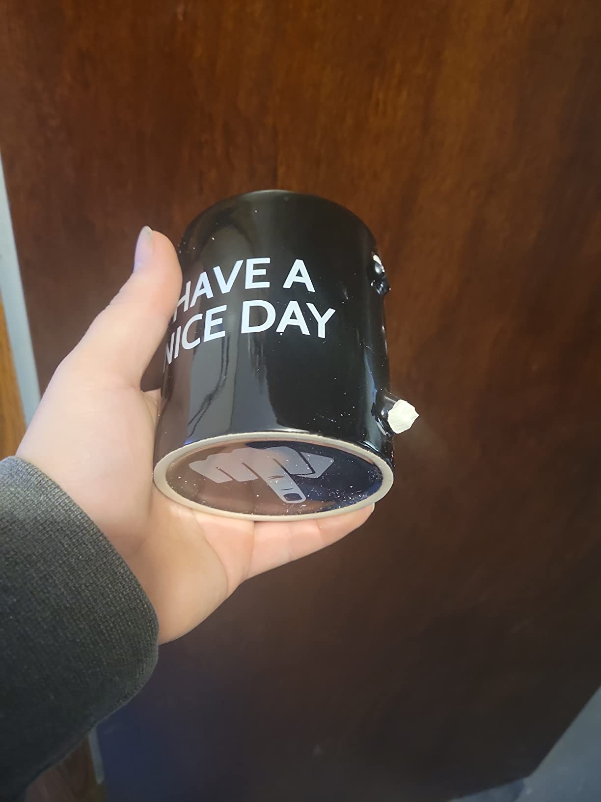 Funny Coffee Mug for Men and Women - Have A Nice Day Mug Middle Finger Bottom Cup | Funny White Elephant Gag Gifts for Adults Inappropriate - Novelty Coffee Mugs Cups, Work Mugs, Office Gift (11 oz) - Customer Photo 2