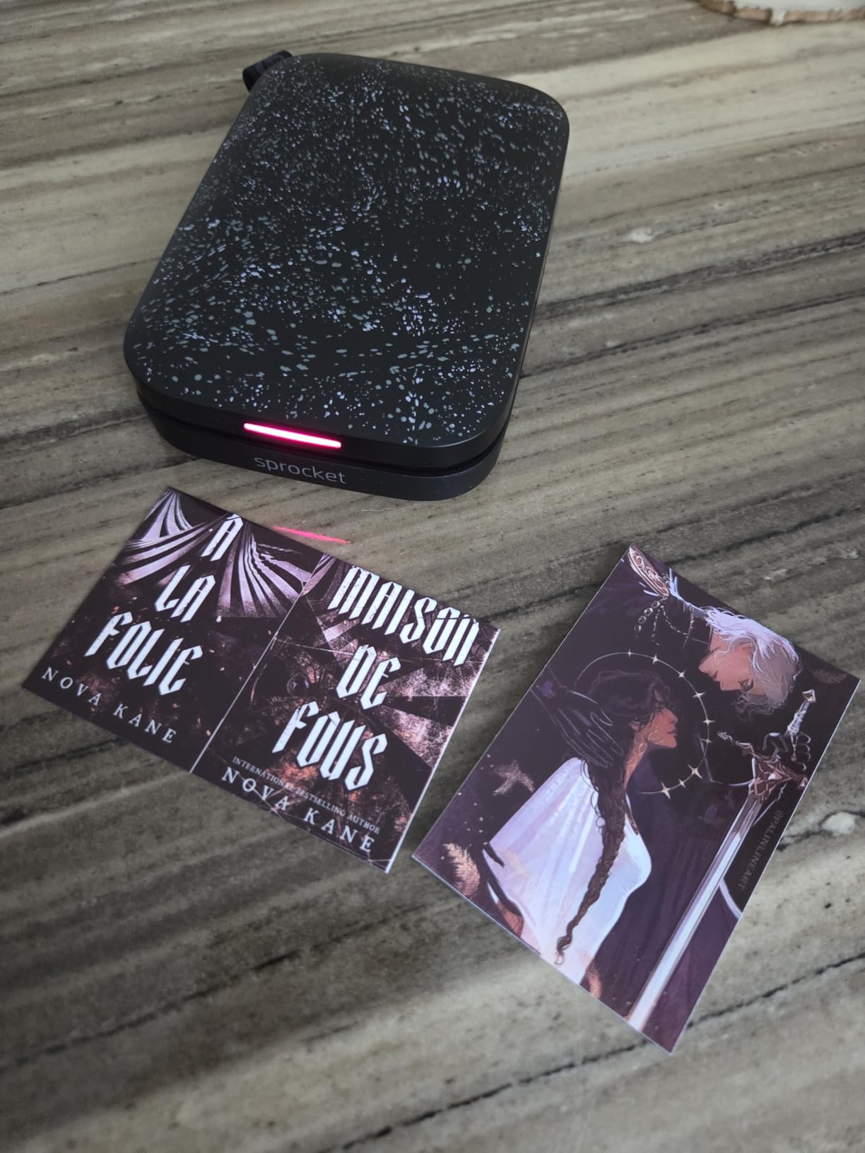 HP Sprocket Portable 2x3 Instant Photo Printer (Luna Pearl) Print Pictures on Zink Sticky-Backed Paper from Your iOS & Android Device. Customer Review HP Sprocket Portable 2x3 Instant Photo Printer (Luna Pearl) Print Pictures on Zink Sticky-Backed Paper from Your iOS & Android Device. - Customer Photo 2