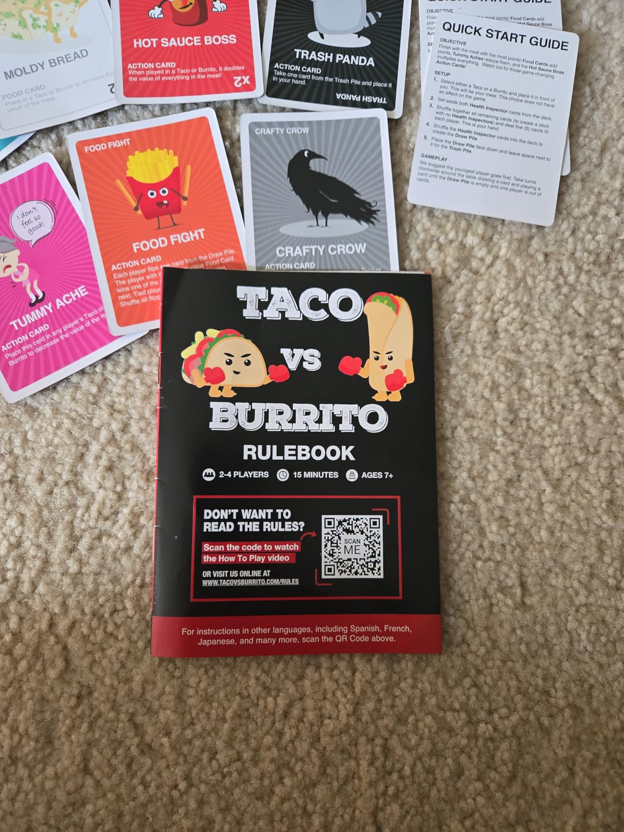 Taco vs Burrito - The Wildly Popular Surprisingly Strategic Card Game Created by a 7 Year Old - 5 Ways to Play - a Family-Friendly Party Game for Kids, Teens & Adults Customer Review Taco vs Burrito - The Wildly Popular Surprisingly Strategic Card Game Created by a 7 Year Old - 5 Ways to Play - a Family-Friendly Party Game for Kids, Teens & Adults - Customer Photo 2