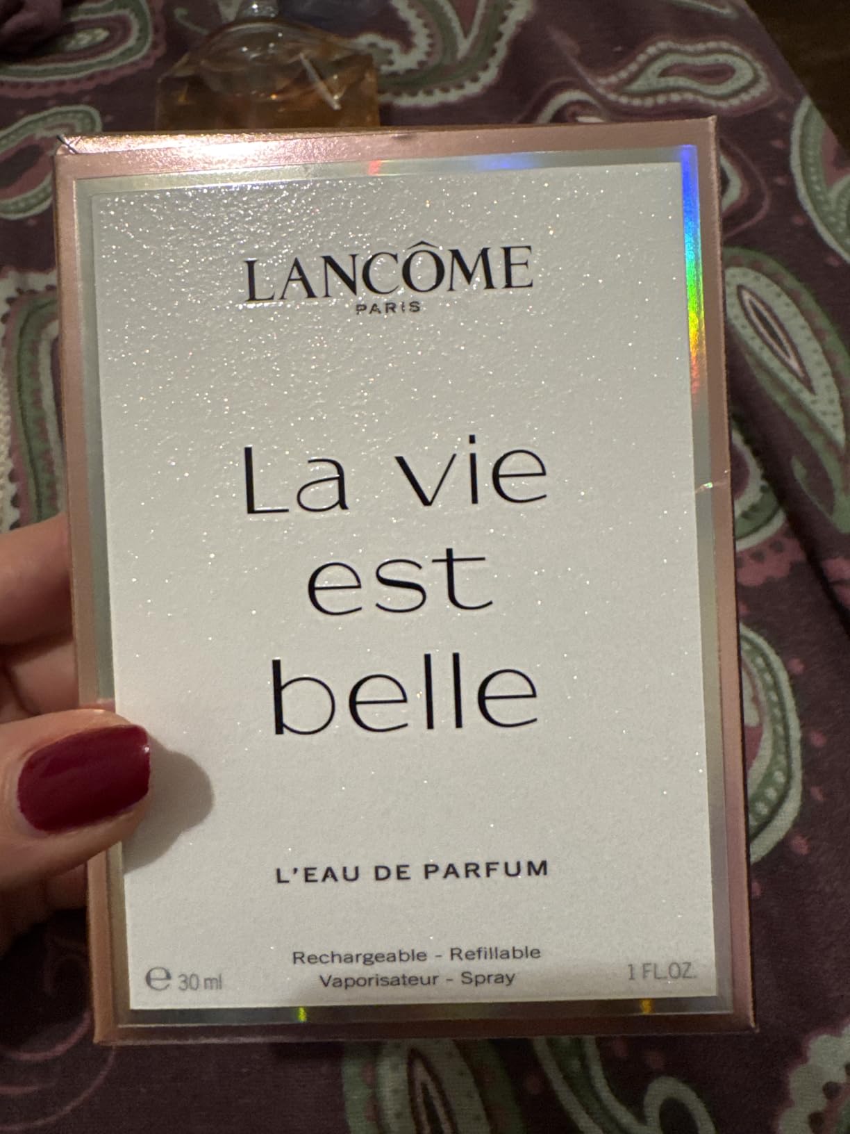Lancôme La Vie Est Belle Eau de Parfum - Long Lasting Fragrance with Notes of Iris, Earthy Patchouli, Warm Vanilla & Spun Sugar - Floral & Sweet Women's Perfume - Customer Photo 2