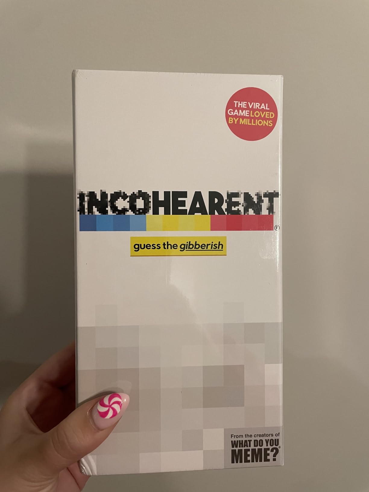 Incohearent, The Guess The Gibberish Party Game By Relatable, A Funny Card Game For Adults, Includes 300 Cards, Instructions, And 1 Sand Timer, Fun for Friendsgiving, or a White Elephant Gift - Customer Photo 1