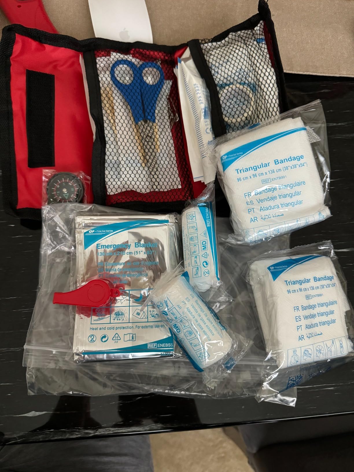 Waterproof First Aid Kit Roll Top Boat Emergency Kit with Waterproof Contents for Fishing Kayaking Boating Swimming Camping Rafting Beach Red Customer Review Waterproof First Aid Kit Roll Top Boat Emergency Kit with Waterproof Contents for Fishing Kayaking Boating Swimming Camping Rafting Beach Red - Customer Photo 3