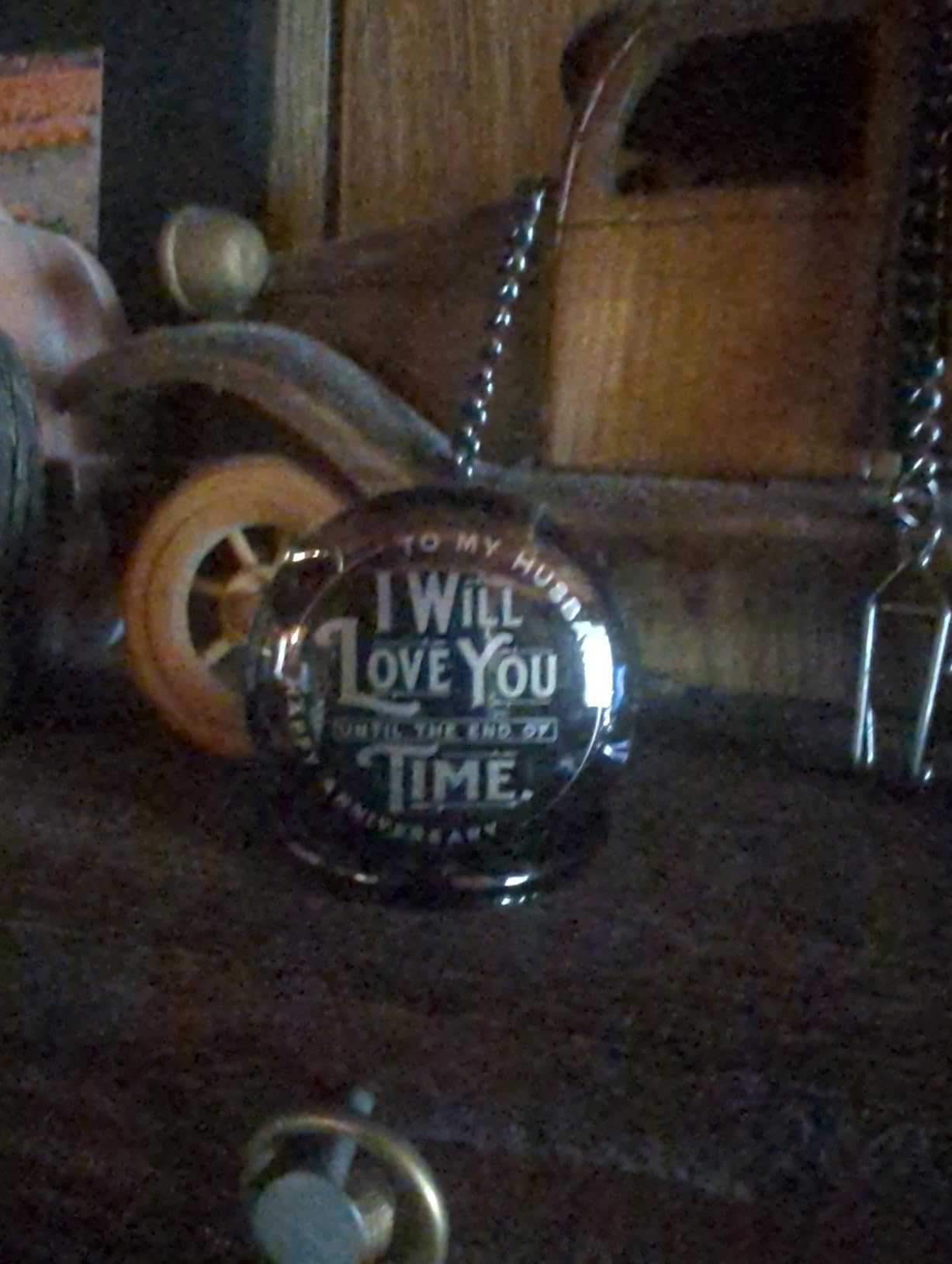 Anniversary Pocket Watch for Husband - Engraved Silver Stainless Steel - Meaningful Keepsake - Boxed and Ready to Give Customer Review Anniversary Pocket Watch for Husband - Engraved Silver Stainless Steel - Meaningful Keepsake - Boxed and Ready to Give - Customer Photo 1