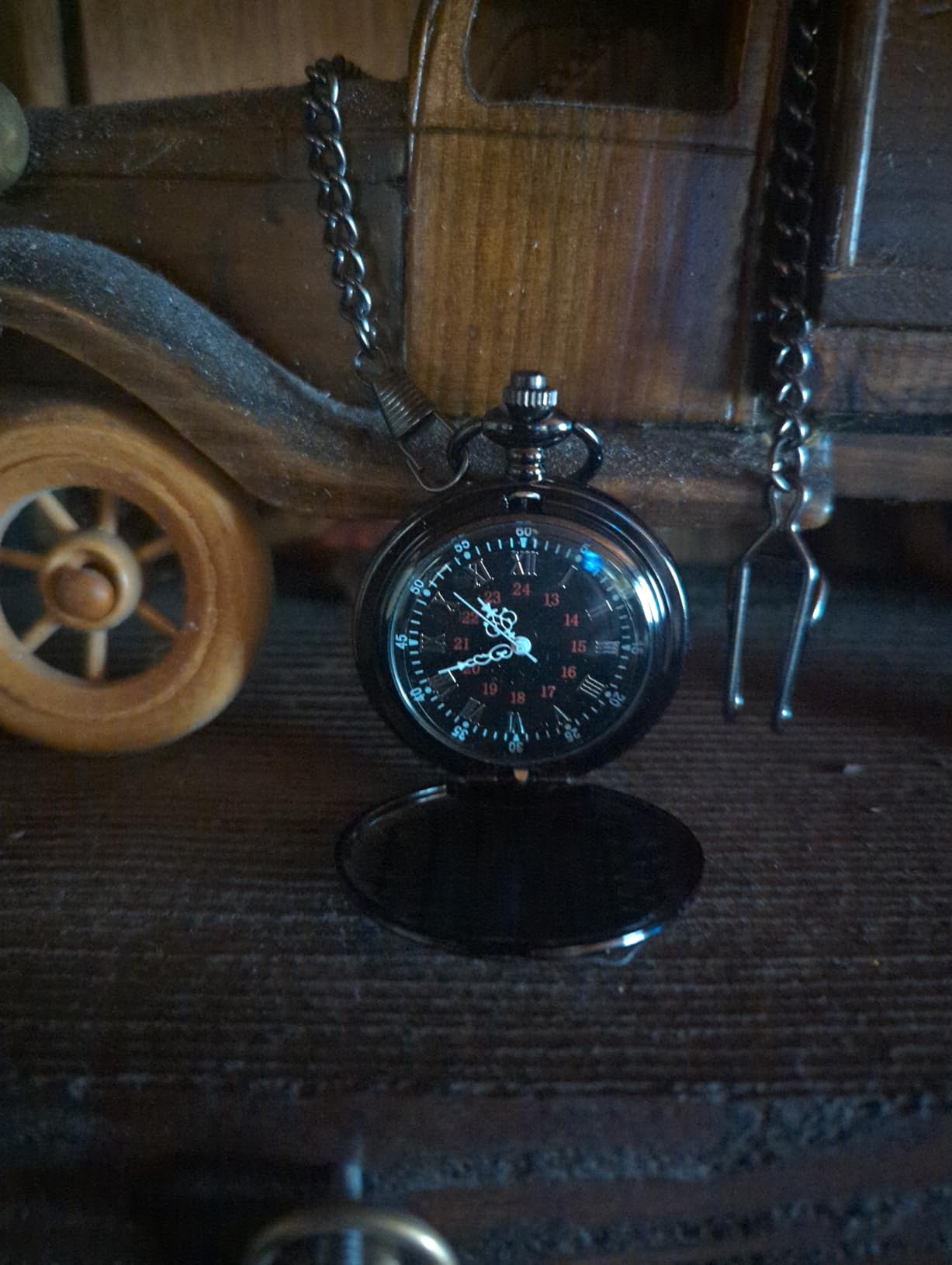 Anniversary Pocket Watch for Husband - Engraved Silver Stainless Steel - Meaningful Keepsake - Boxed and Ready to Give Customer Review Anniversary Pocket Watch for Husband - Engraved Silver Stainless Steel - Meaningful Keepsake - Boxed and Ready to Give - Customer Photo 2