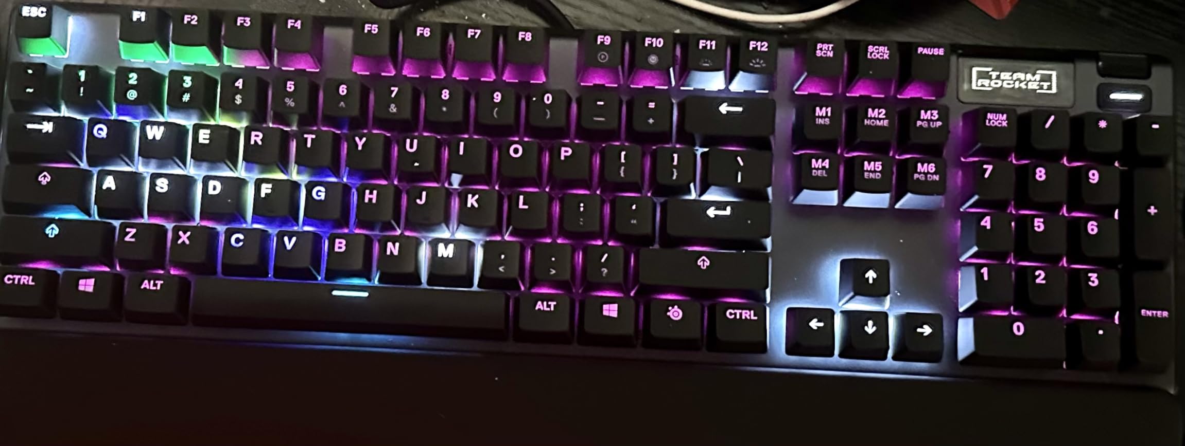 SteelSeries Apex 3 RGB Gaming Keyboard – 10-Zone RGB Illumination – IP32 Water Resistant – Premium Magnetic Wrist Rest (Whisper Quiet Gaming Switch) Customer Review SteelSeries Apex 3 RGB Gaming Keyboard – 10-Zone RGB Illumination – IP32 Water Resistant – Premium Magnetic Wrist Rest (Whisper Quiet Gaming Switch) - Customer Photo 2