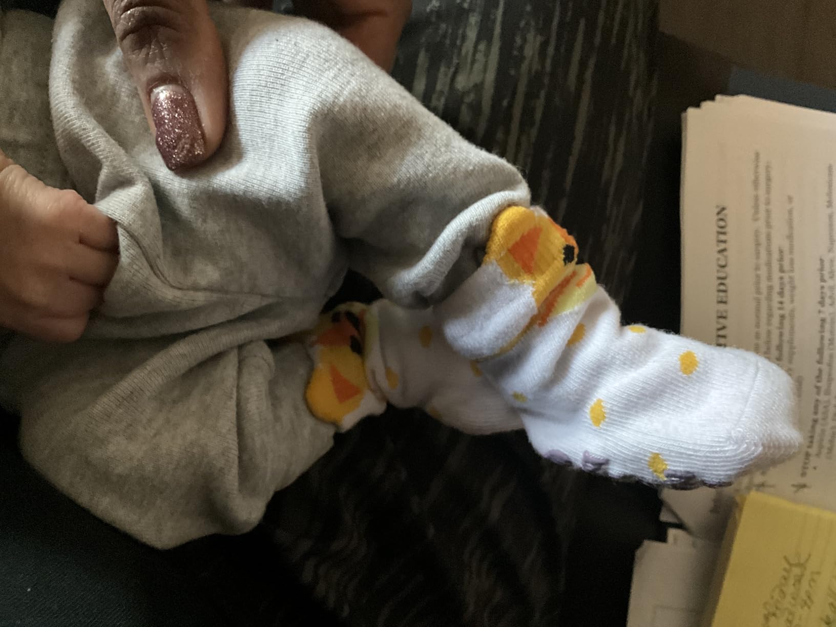 ZIRI & ZANE Baby Sock Gift Set - 7 Unique Pairs, Cute & Funny Unisex Newborn Gifts for Baby Showers & Registries Customer Review ZIRI & ZANE Baby Sock Gift Set - 7 Unique Pairs, Cute & Funny Unisex Newborn Gifts for Baby Showers & Registries - Customer Photo 2