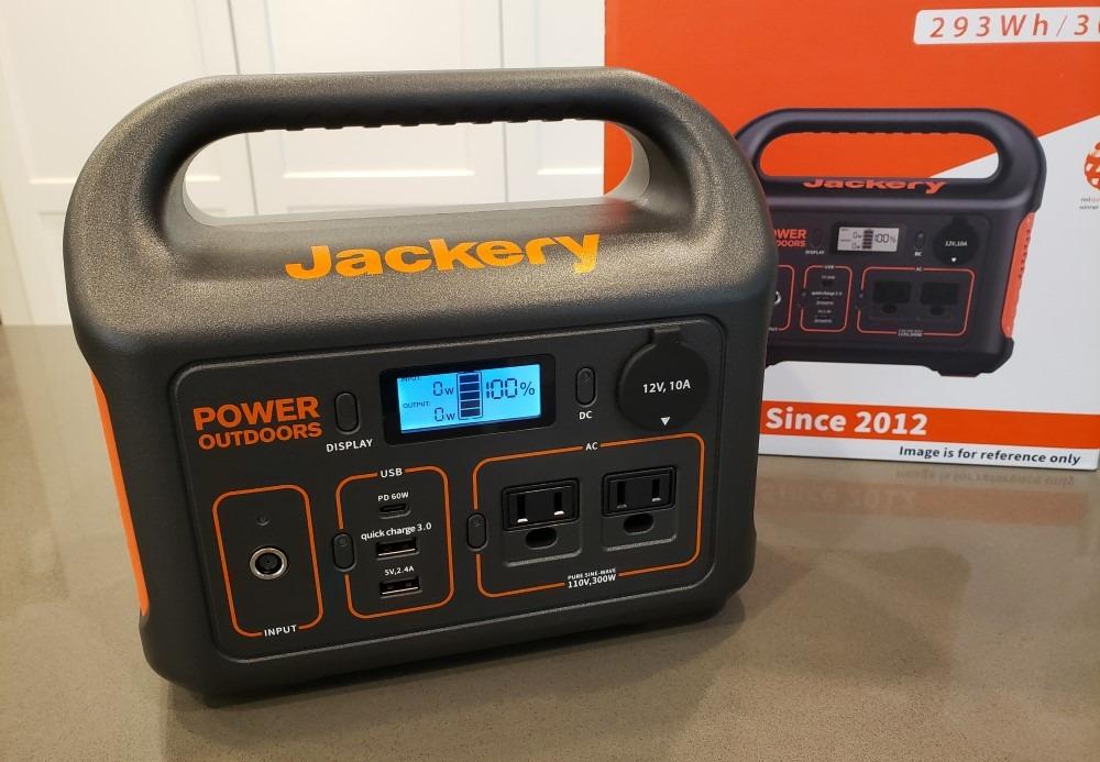 Jackery Portable Power Station Explorer 300, 293Wh Backup Lithium Battery, Solar Generator for Outdoors Camping Travel Hunting Blackout (Solar Panel Optional) - Customer Photo 2