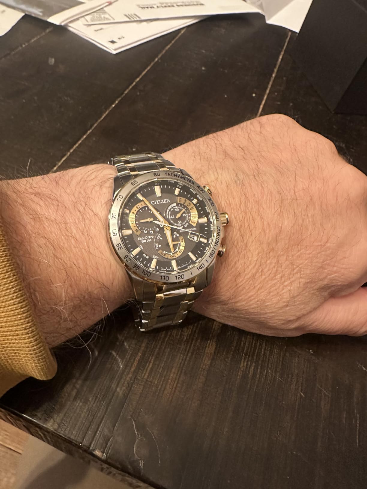 Citizen Men's Eco-Drive Sport Luxury PCAT Chronograph Watch Customer Review Citizen Men's Eco-Drive Sport Luxury PCAT Chronograph Watch - Customer Photo 1