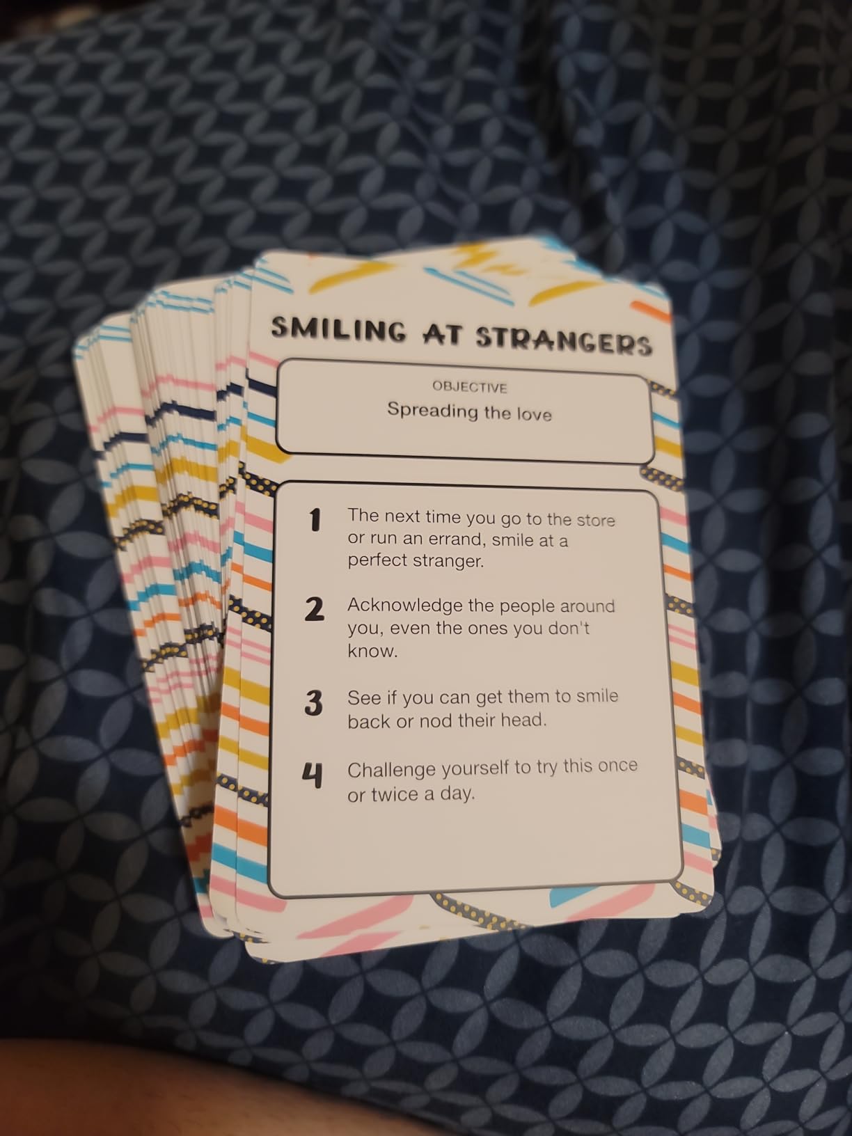 Allura & Arcia 52 Stress Less & Self Care Cards - Mindfulness & Meditation Exercises - Anxiety Relief & Relaxation Customer Review Allura & Arcia 52 Stress Less & Self Care Cards - Mindfulness & Meditation Exercises - Anxiety Relief & Relaxation - Customer Photo 1