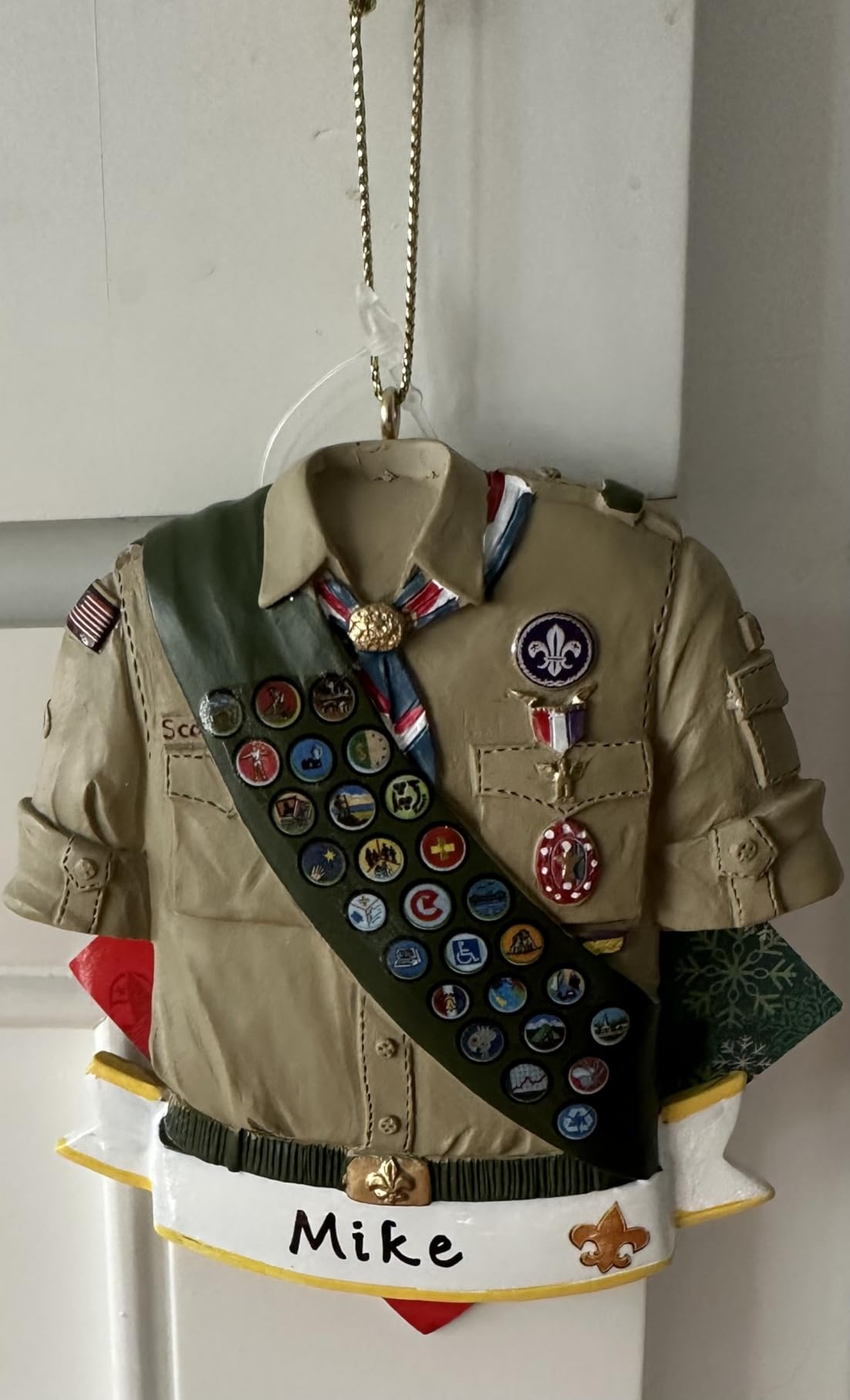 Kurt Adler BS2201 Eagle Scout Ornament for Personalization, 3-inch High - Customer Photo 1