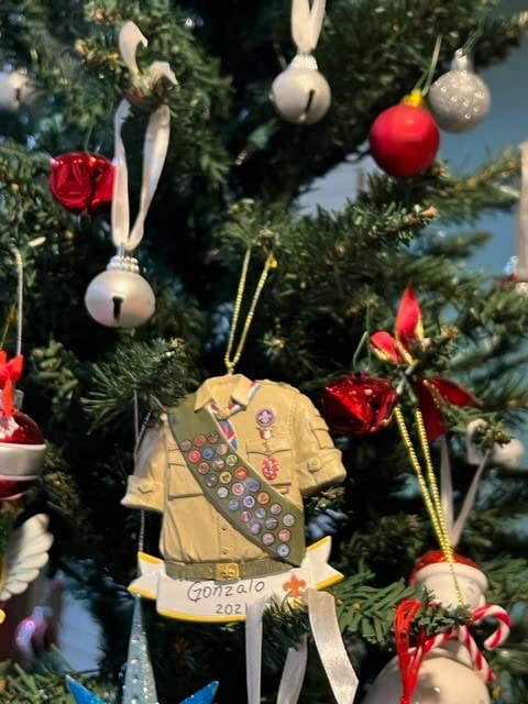 Kurt Adler BS2201 Eagle Scout Ornament for Personalization, 3-inch High - Customer Photo 2