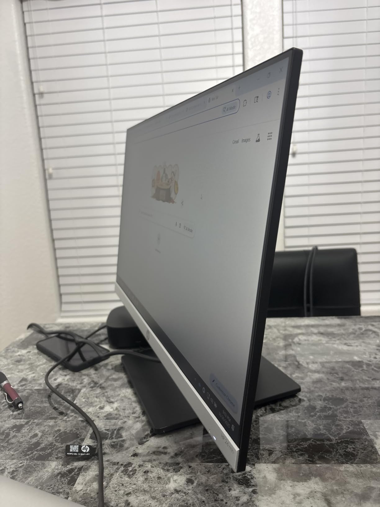 HP 24mh FHD Monitor - Computer Monitor with 23.8-Inch IPS Display (1080p) - Built-in Speakers and VESA Mounting - Height/Tilt Adjustment for Ergonomic Viewing - HDMI and DisplayPort - (1D0J9AA#ABA) Customer Review HP 24mh FHD Monitor - Computer Monitor with 23.8-Inch IPS Display (1080p) - Built-in Speakers and VESA Mounting - Height/Tilt Adjustment for Ergonomic Viewing - HDMI and DisplayPort - (1D0J9AA#ABA) - Customer Photo 2