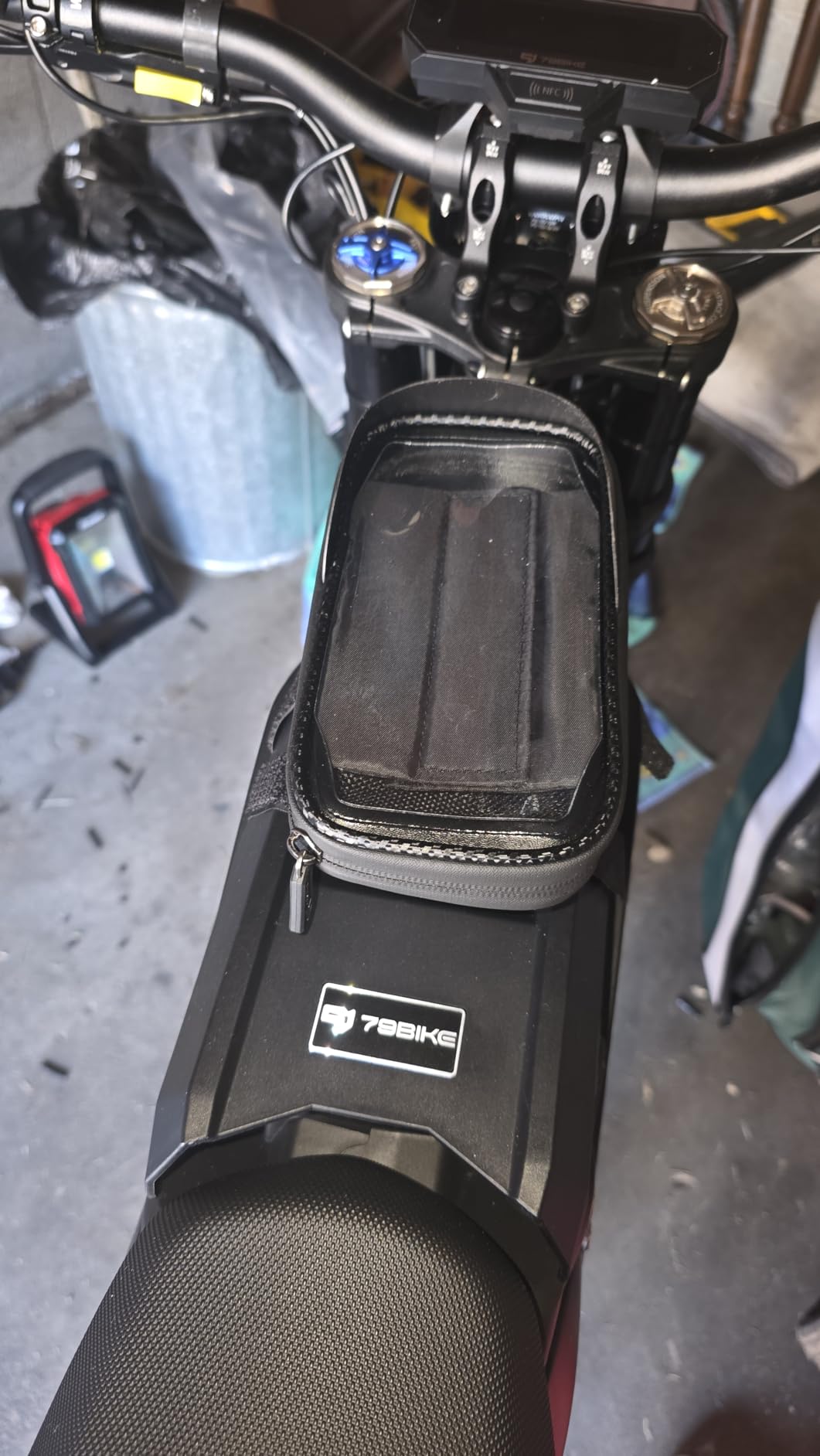 whale fall Bike Frame Bag Waterproof - Customer Photo 1