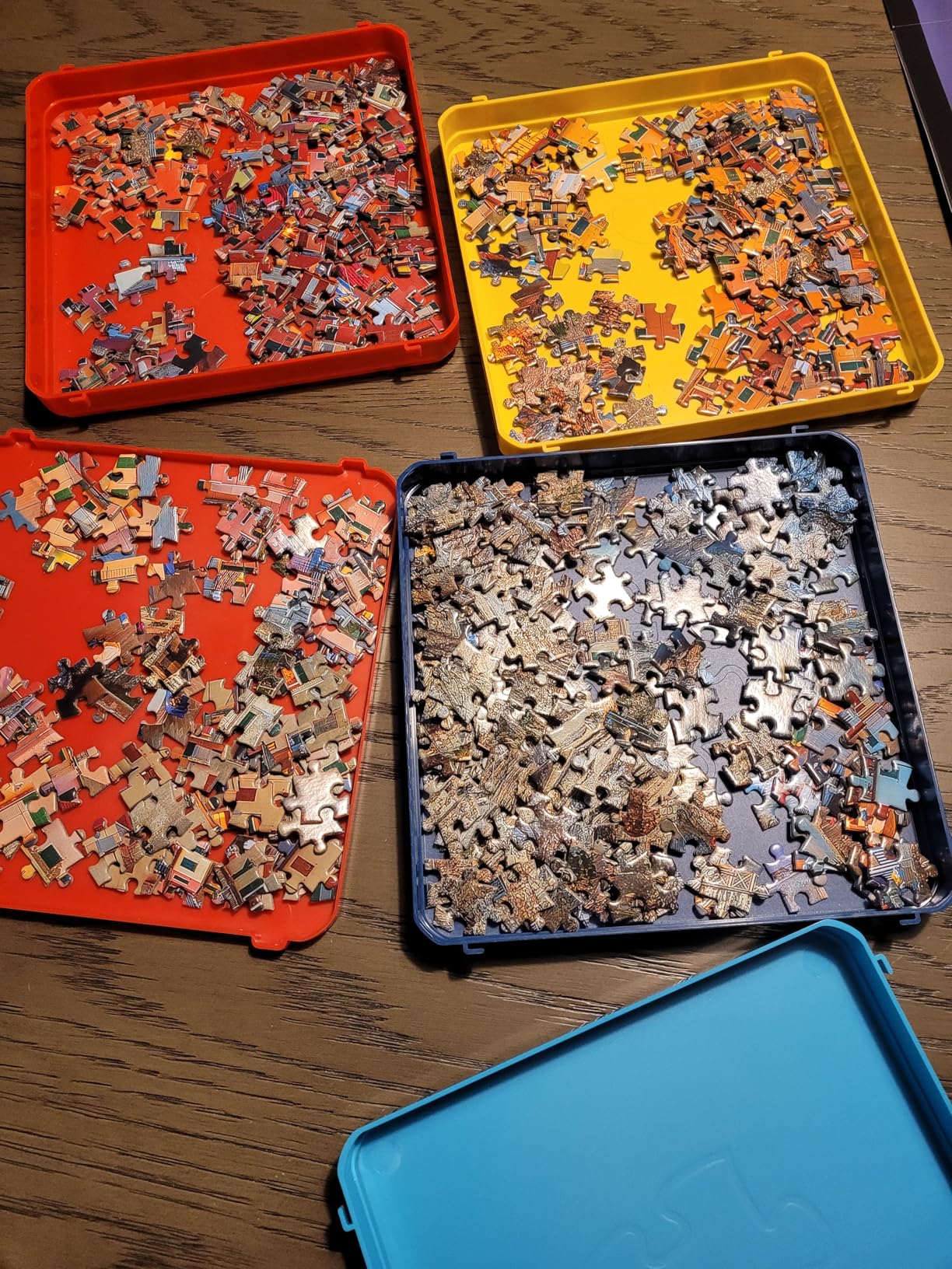Buffalo Games - Puzzle Sorting Trays - 7 Count (Pack of 1) Customer Review Buffalo Games - Puzzle Sorting Trays - 7 Count (Pack of 1) - Customer Photo 1