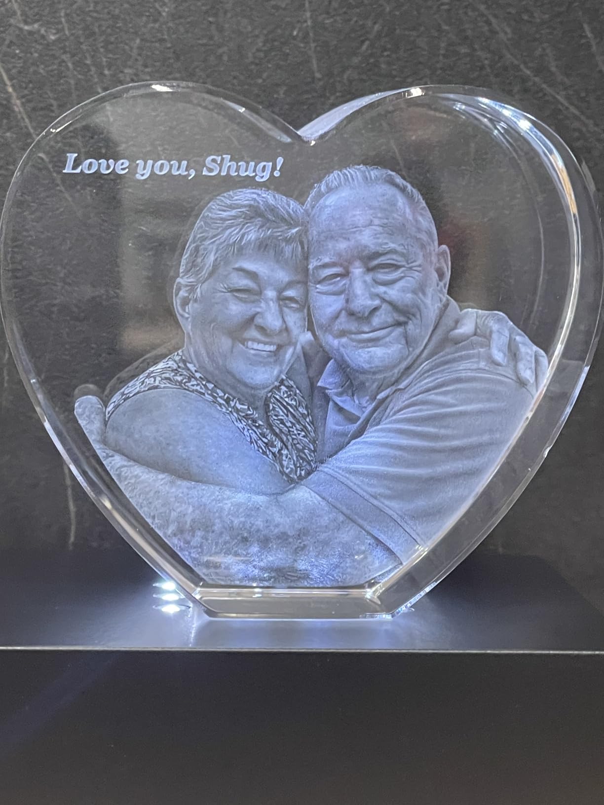 ArtPix 3D Crystal Photo, Christmas Personalized Gifts for Women, Wife, Her, Mom, Him, Men, Mother, Great Xmas Customized Unique Gift Idea with Your Own Photo, Custom Glass 3D Laser Etched Picture Customer Review ArtPix 3D Crystal Photo, Christmas Personalized Gifts for Women, Wife, Her, Mom, Him, Men, Mother, Great Xmas Customized Unique Gift Idea with Your Own Photo, Custom Glass 3D Laser Etched Picture - Customer Photo 1