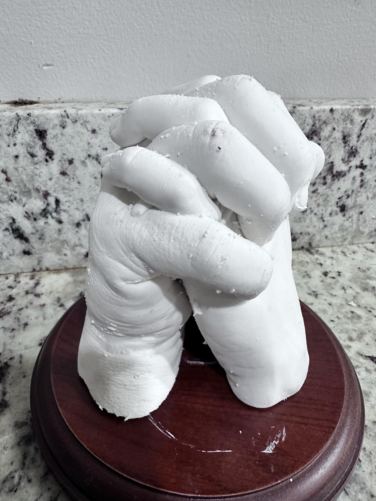 Hula Home Hand Casting Kit for Couples or Family with Mounting Plaque | Anniversary DIY Gifts Her & Him, Keepsake Sculpture Wedding Kids Customer Review Hula Home Hand Casting Kit for Couples or Family with Mounting Plaque | Anniversary DIY Gifts Her & Him, Keepsake Sculpture Wedding Kids - Customer Photo 1