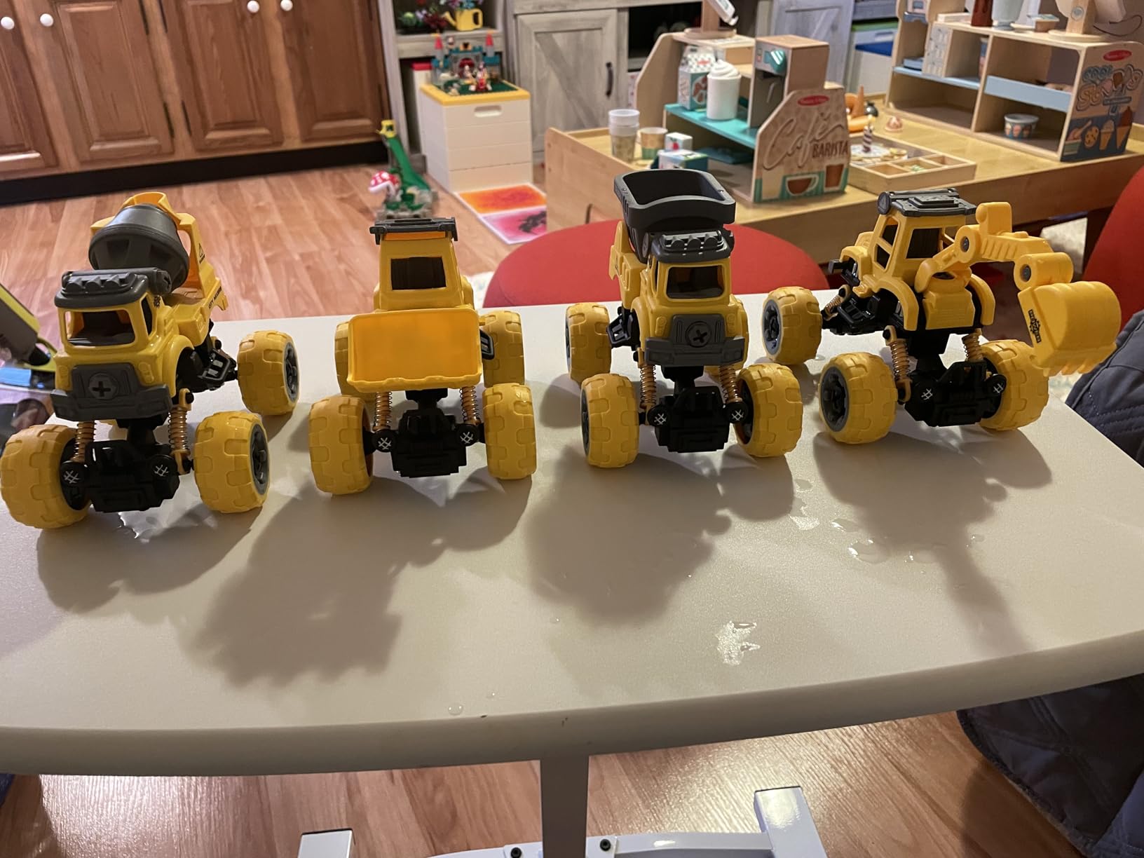 LUDILO 4PCS Take Apart Toys for 4 Year Old Boys Construction Toys with Electric Drill DIY Assembly Building Stem Toys Trucks Gifts for 3 4 5 6 7 8 Year Old Boys Girls Kids Learning Educational Toys Customer Review LUDILO 4PCS Take Apart Toys for 4 Year Old Boys Construction Toys with Electric Drill DIY Assembly Building Stem Toys Trucks Gifts for 3 4 5 6 7 8 Year Old Boys Girls Kids Learning Educational Toys - Customer Photo 2