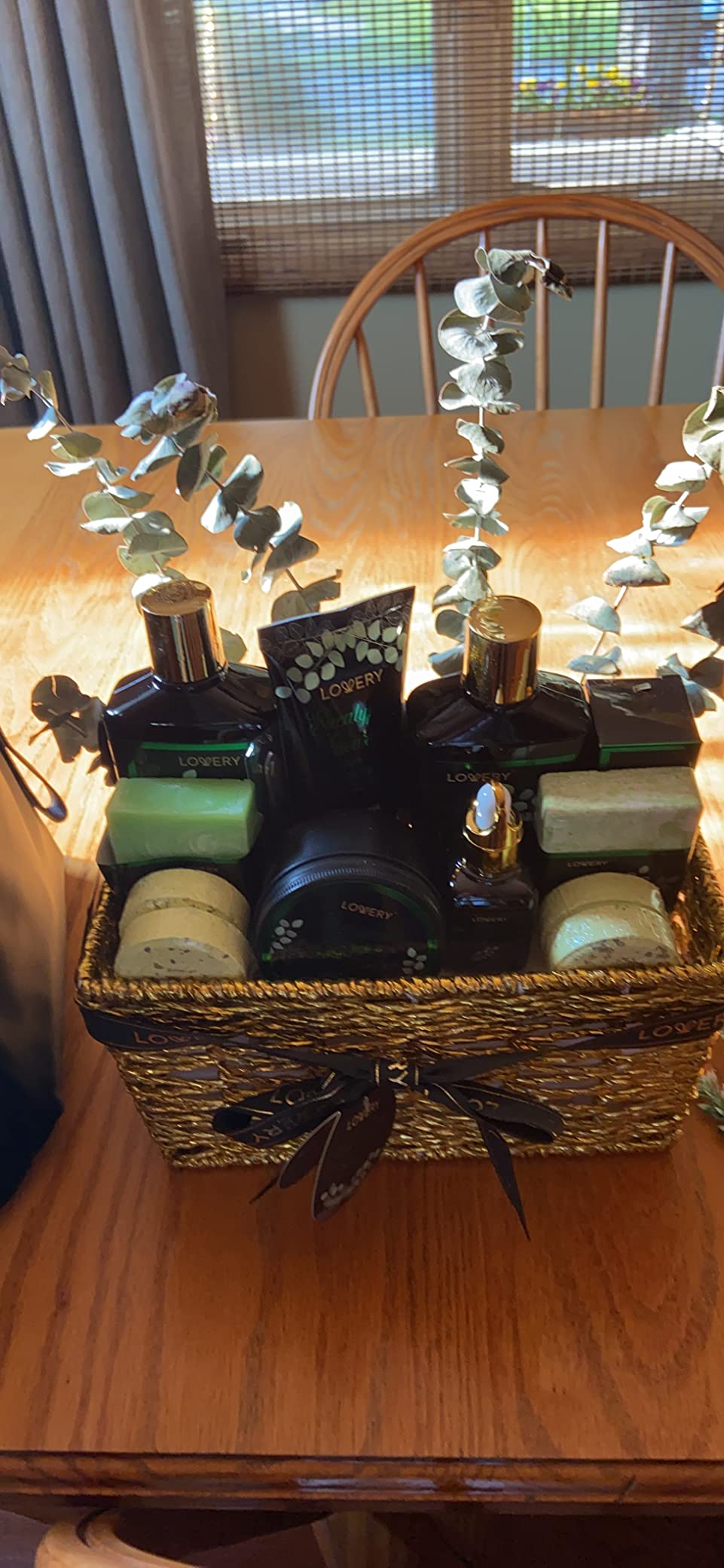 Christmas Eucalyptus Spearmint Bath Set, Home Spa Set with Natural Mint Fragrance, 17 Pcs Gift Basket Customer Review Christmas Eucalyptus Spearmint Bath Set, Home Spa Set with Natural Mint Fragrance, 17 Pcs Gift Basket - Customer Photo 2