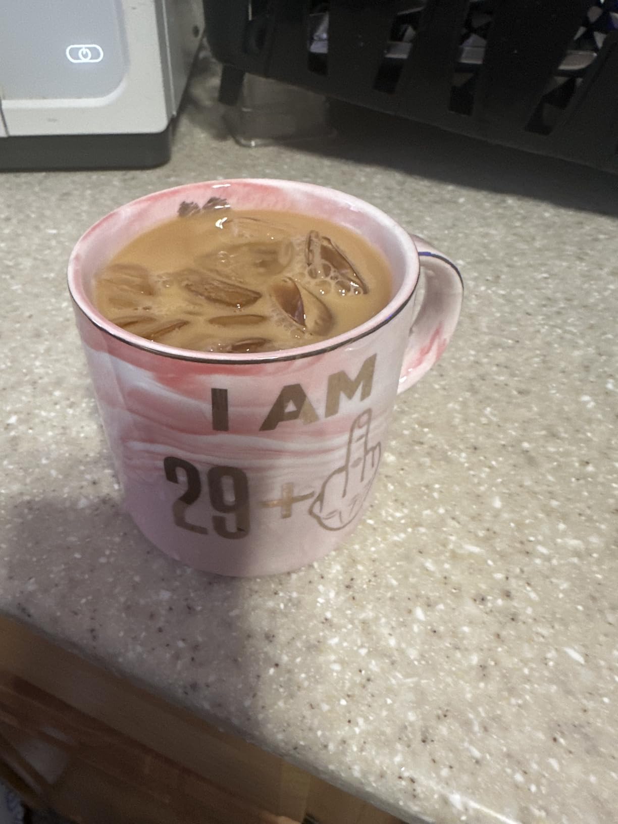 40th Birthday Gifts for Women - Funny Turning 40 Year Old Birthday Gift Ideas for Wife, Mom, Daughter, Sister, Aunt, Best Friends, BFF, Coworkers - Fabulous Pink Marble Mug, Ceramic 11.5oz Coffee Cup Customer Review 40th Birthday Gifts for Women - Funny Turning 40 Year Old Birthday Gift Ideas for Wife, Mom, Daughter, Sister, Aunt, Best Friends, BFF, Coworkers - Fabulous Pink Marble Mug, Ceramic 11.5oz Coffee Cup - Customer Photo 1