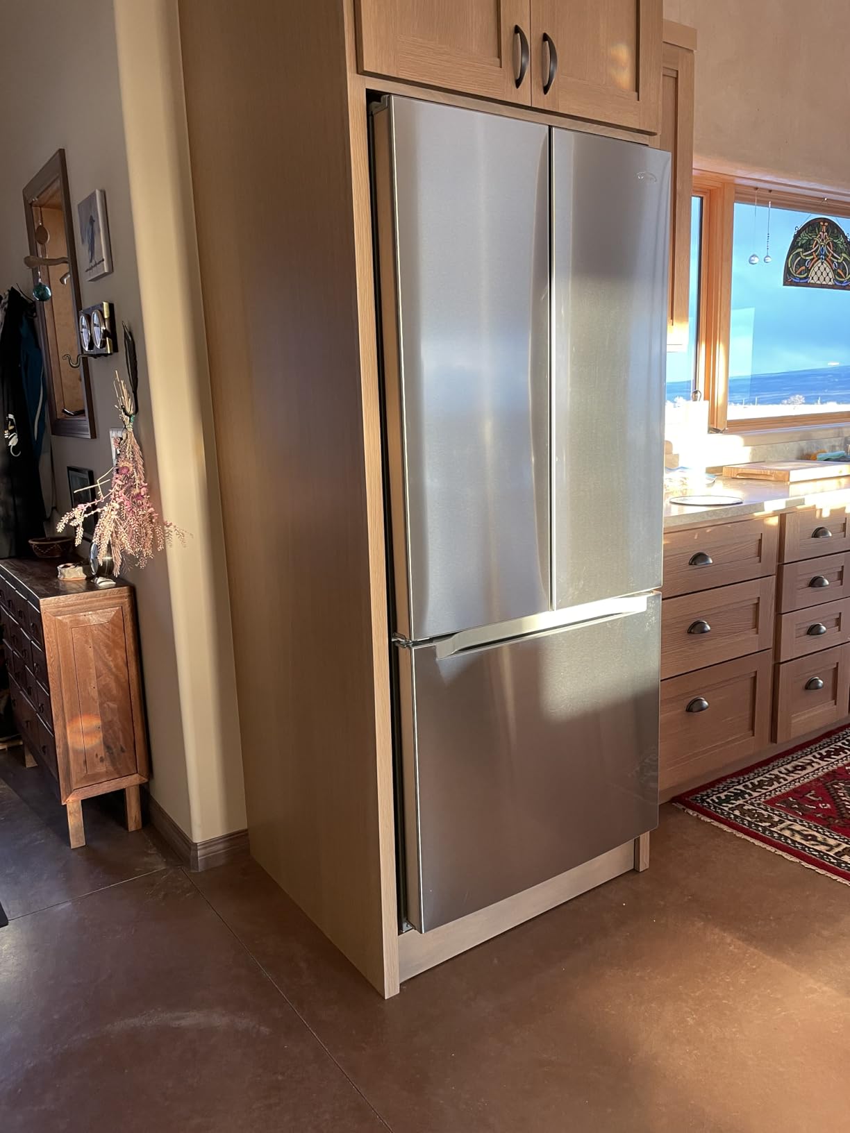 KoolMore Counter Depth French Door Refrigerator with Ice Maker, 4 Door Stainless-Steel Fridge - 22.5 Cu.Ft - Customer Photo 001