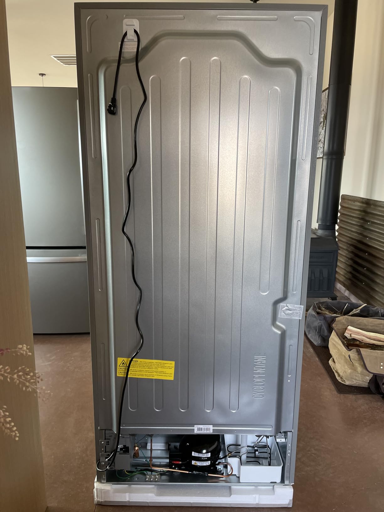 KoolMore Counter Depth French Door Refrigerator with Ice Maker, 4 Door Stainless-Steel Fridge - 22.5 Cu.Ft - Customer Photo 002
