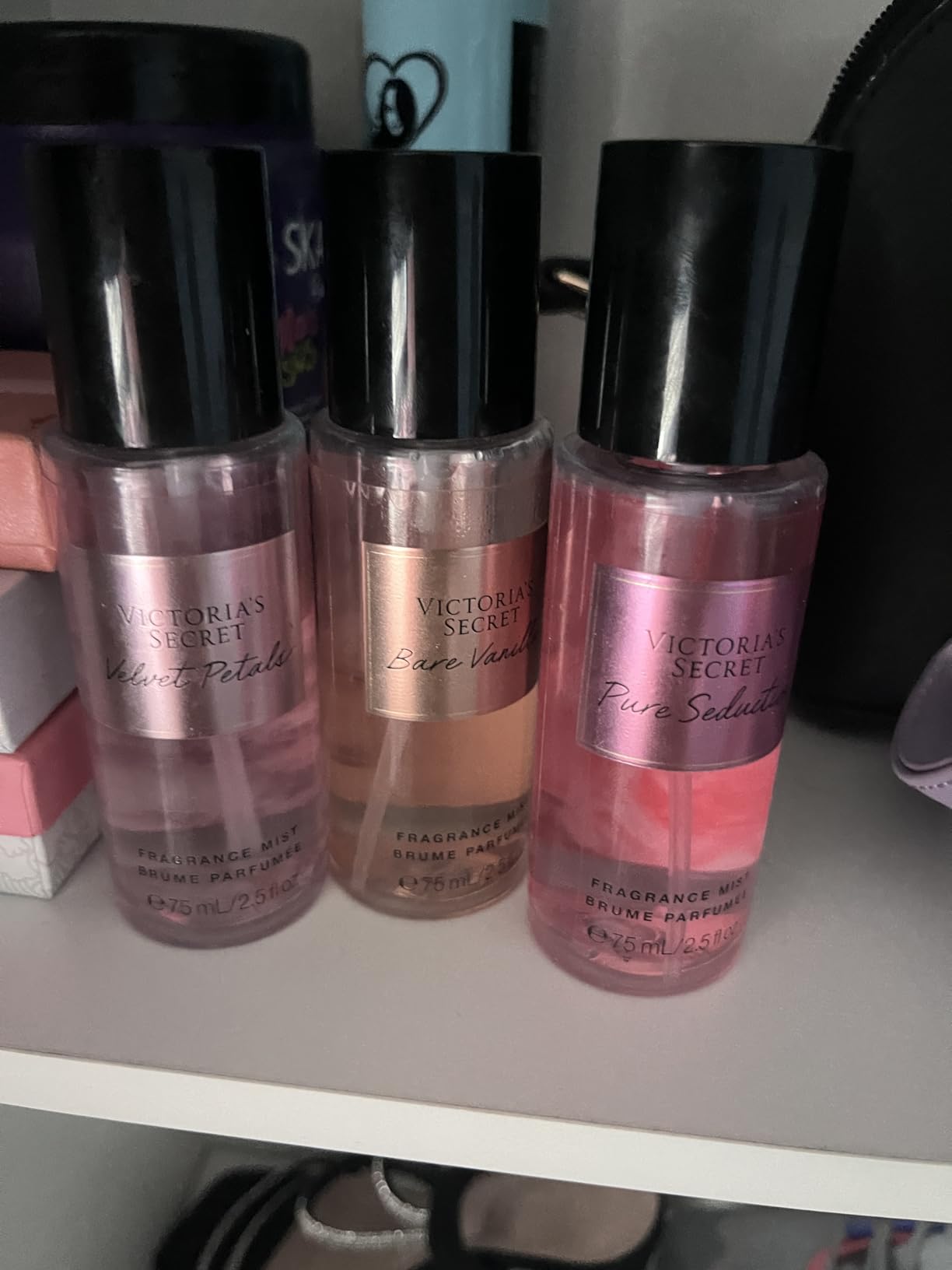 Victoria's Secret Fragrance Mist Collection 4 Piece Mini Mist Gift Set, Assorted Scents, Gift Set for Women Customer Review Victoria's Secret Fragrance Mist Collection 4 Piece Mini Mist Gift Set, Assorted Scents, Gift Set for Women - Customer Photo 2