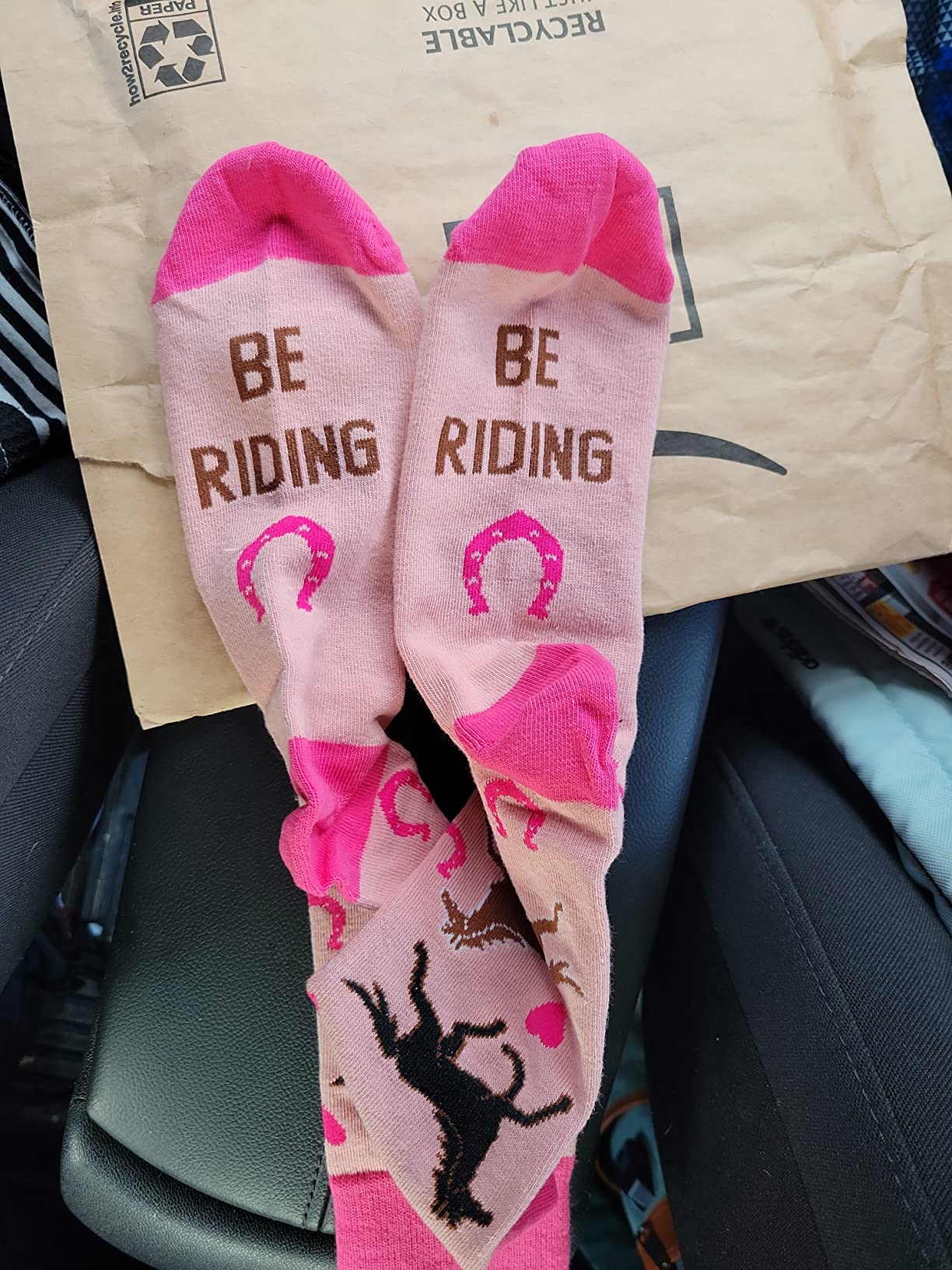 Cavertin Women's Socks Pug, Dachshund, Horse, Flamingo, French Bulldog, Golden Retriever, Chicken, Fox Customer Review Cavertin Women's Socks Pug, Dachshund, Horse, Flamingo, French Bulldog, Golden Retriever, Chicken, Fox - Customer Photo 2